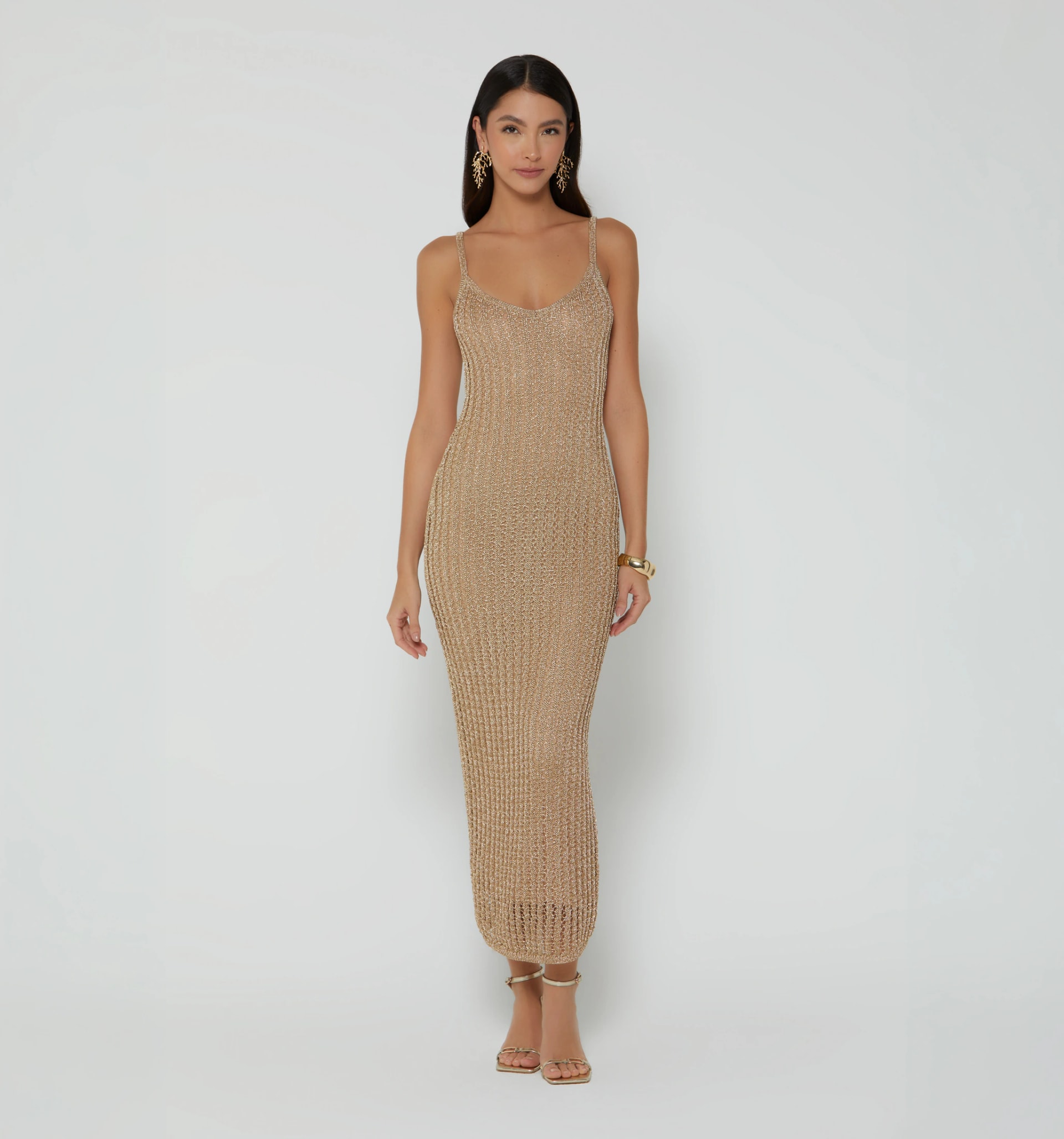 Vestido para mujer de tejido abierto - imagen 1