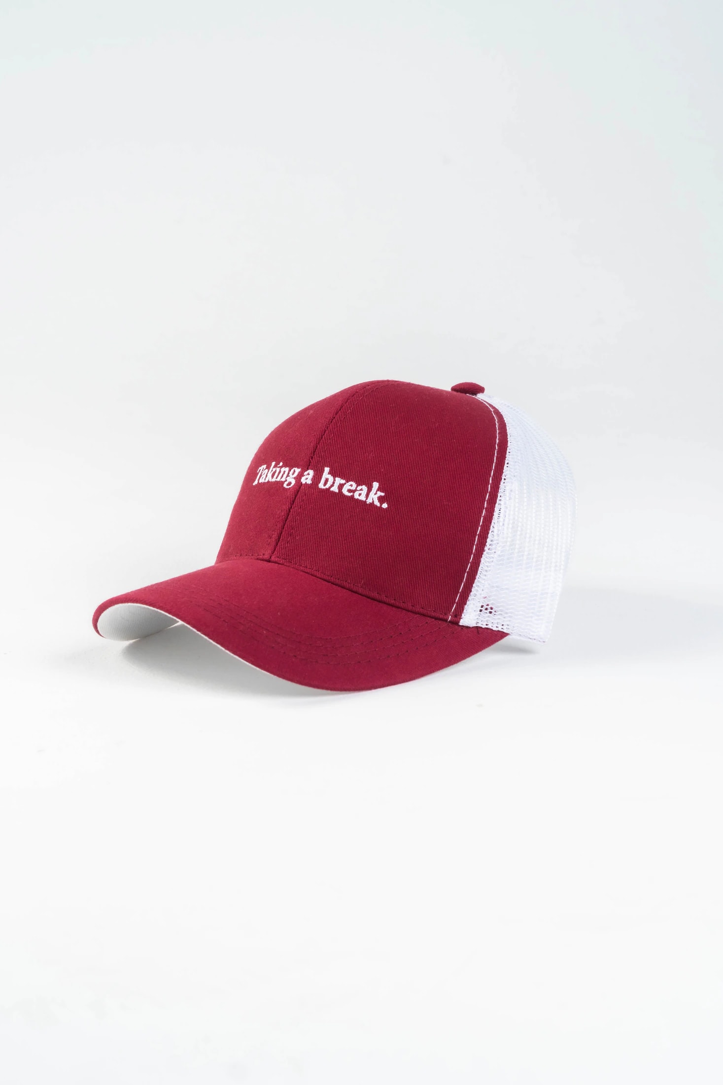 Gorra Bordado Algodón Vino - imagen 1