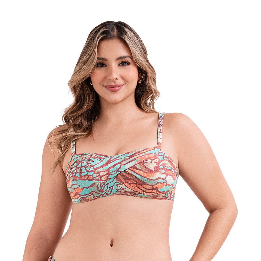 TOP DE BAÑO STRAPLESS - imagen 1
