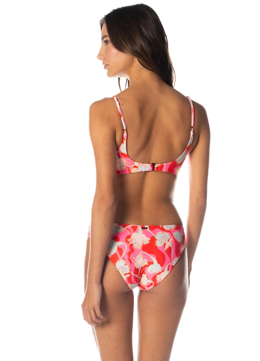 Maaji Floral Rush Flirt Low Rise Thin Side Bikini Bottom - imagen 1