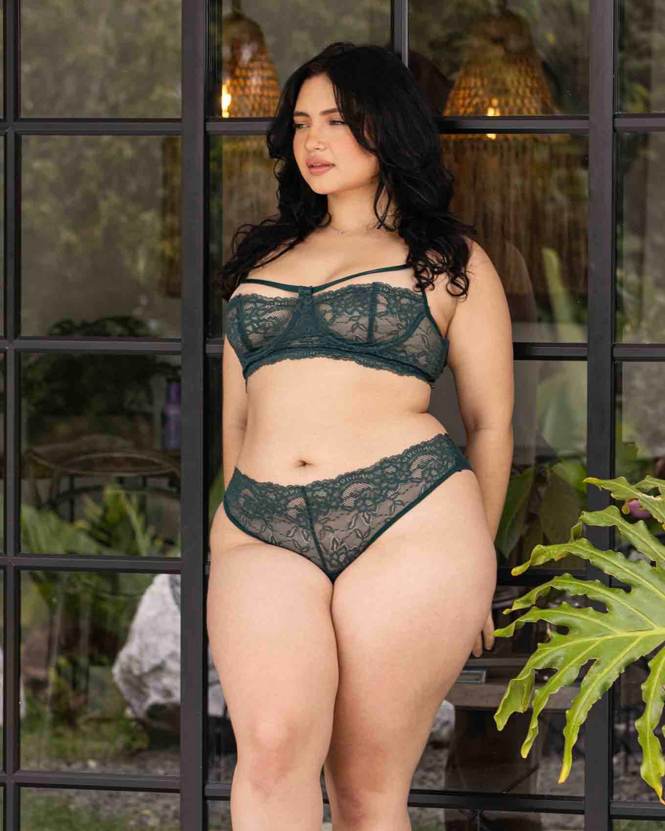 Set Apolonia Verde Botella - imagen 1