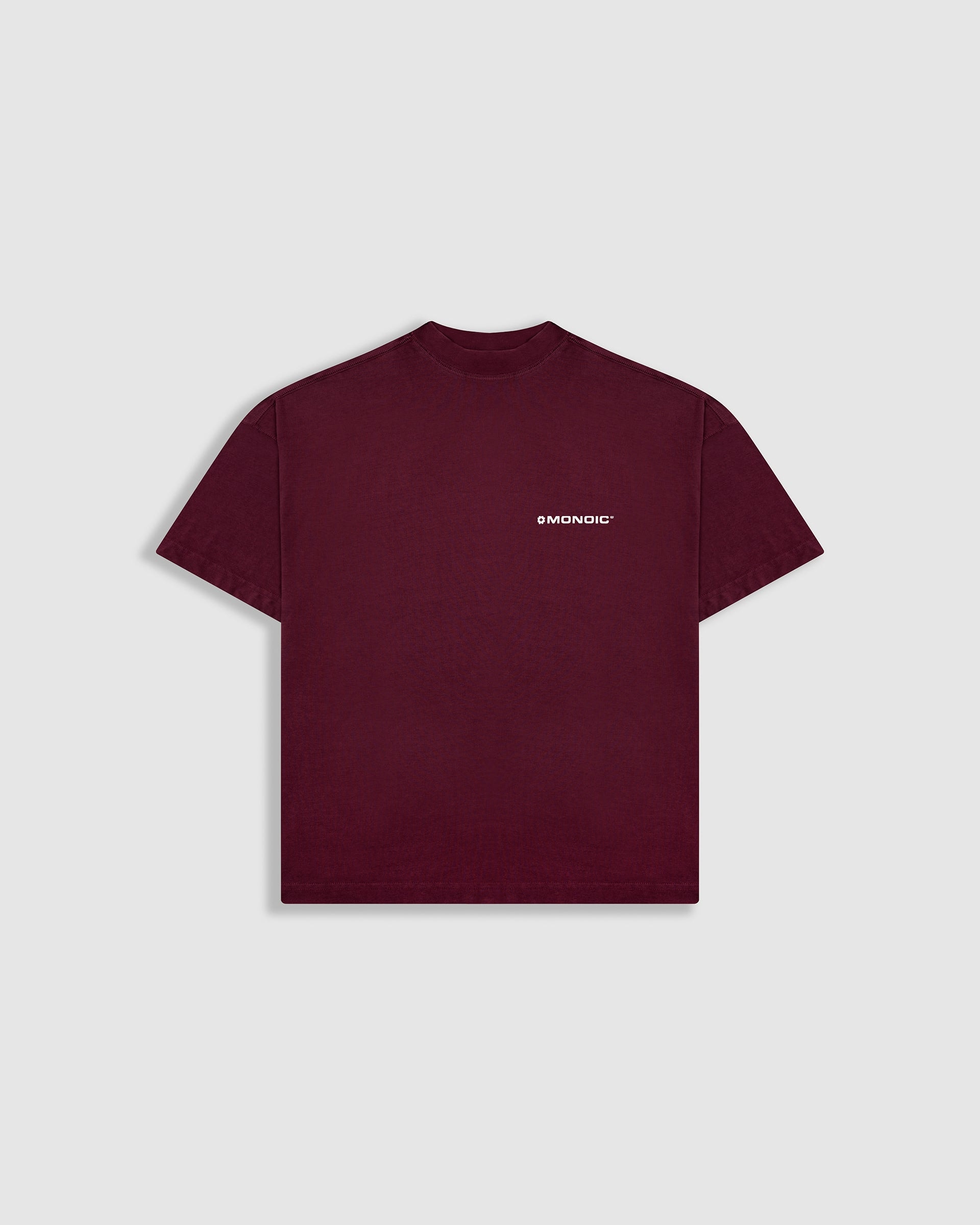 Camiseta Boxy Fit Básica V3 - Burgundy - imagen 1