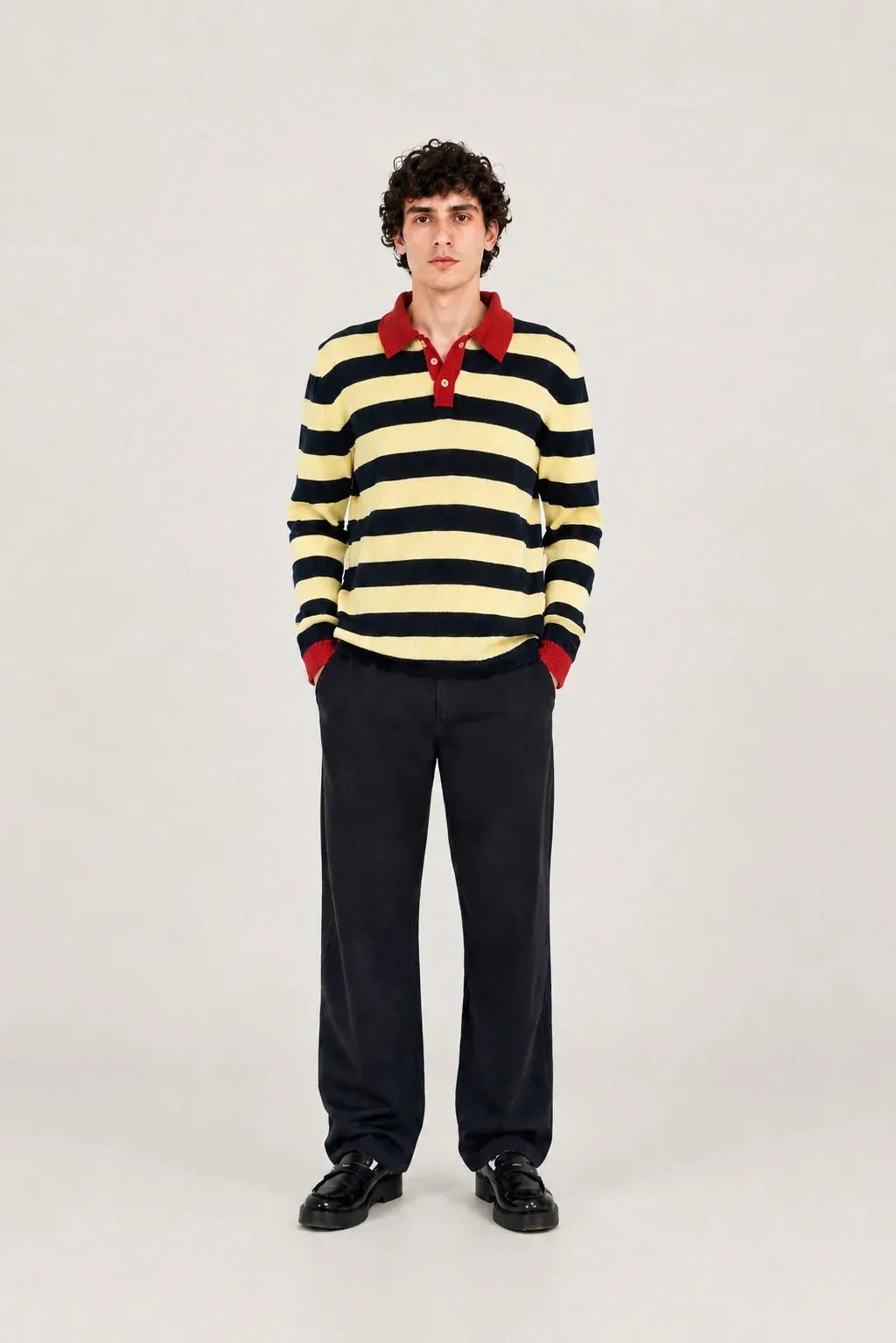 Polo Rayas tricolor  Hombre - imagen 1