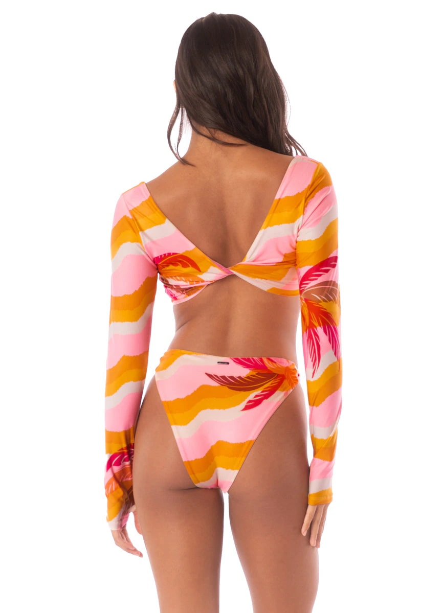 Maaji Paradiso Waves Chance High Rise Thin Side Bikini Bottom - imagen 1