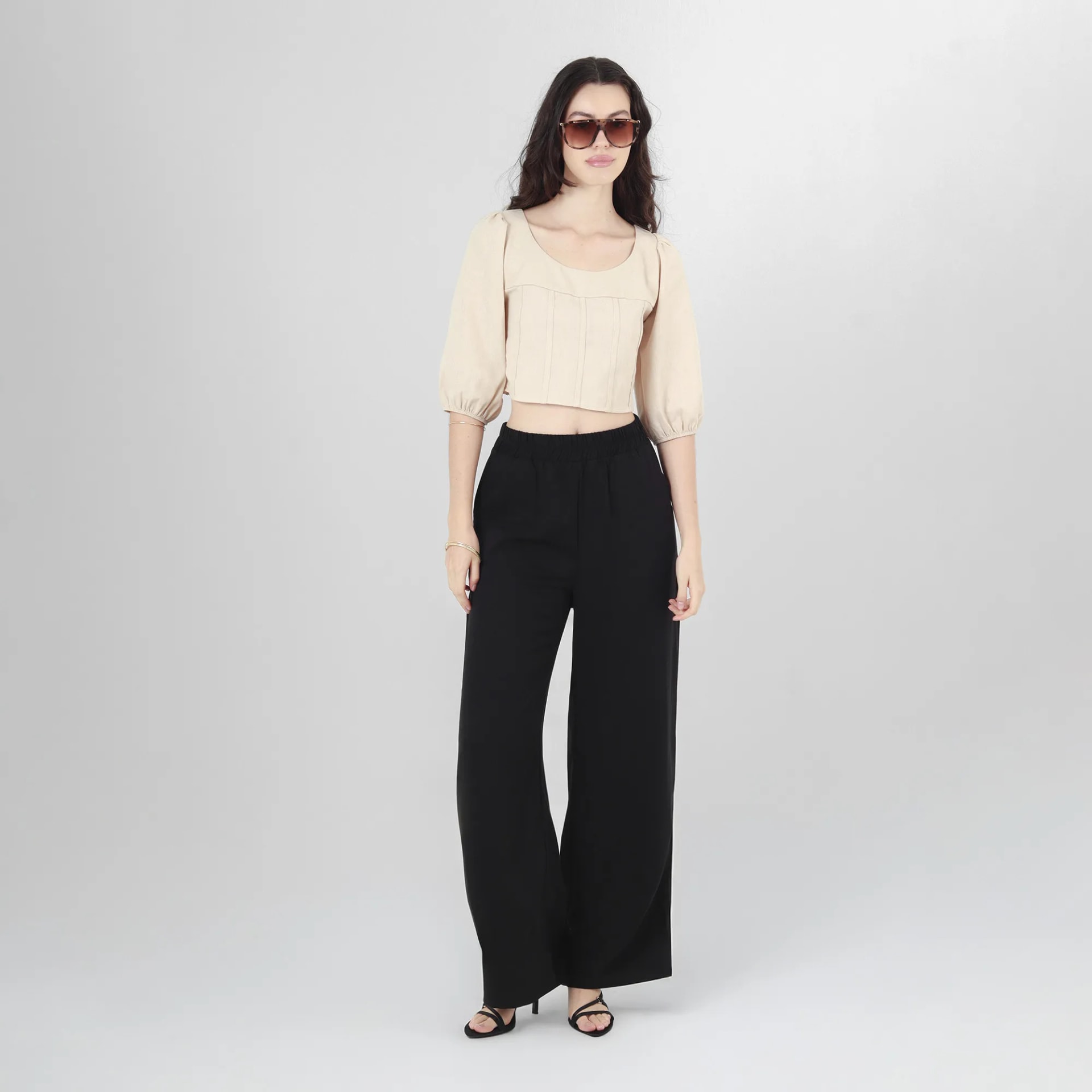 Pantalon Tiro Alto Bota Recta - imagen 1