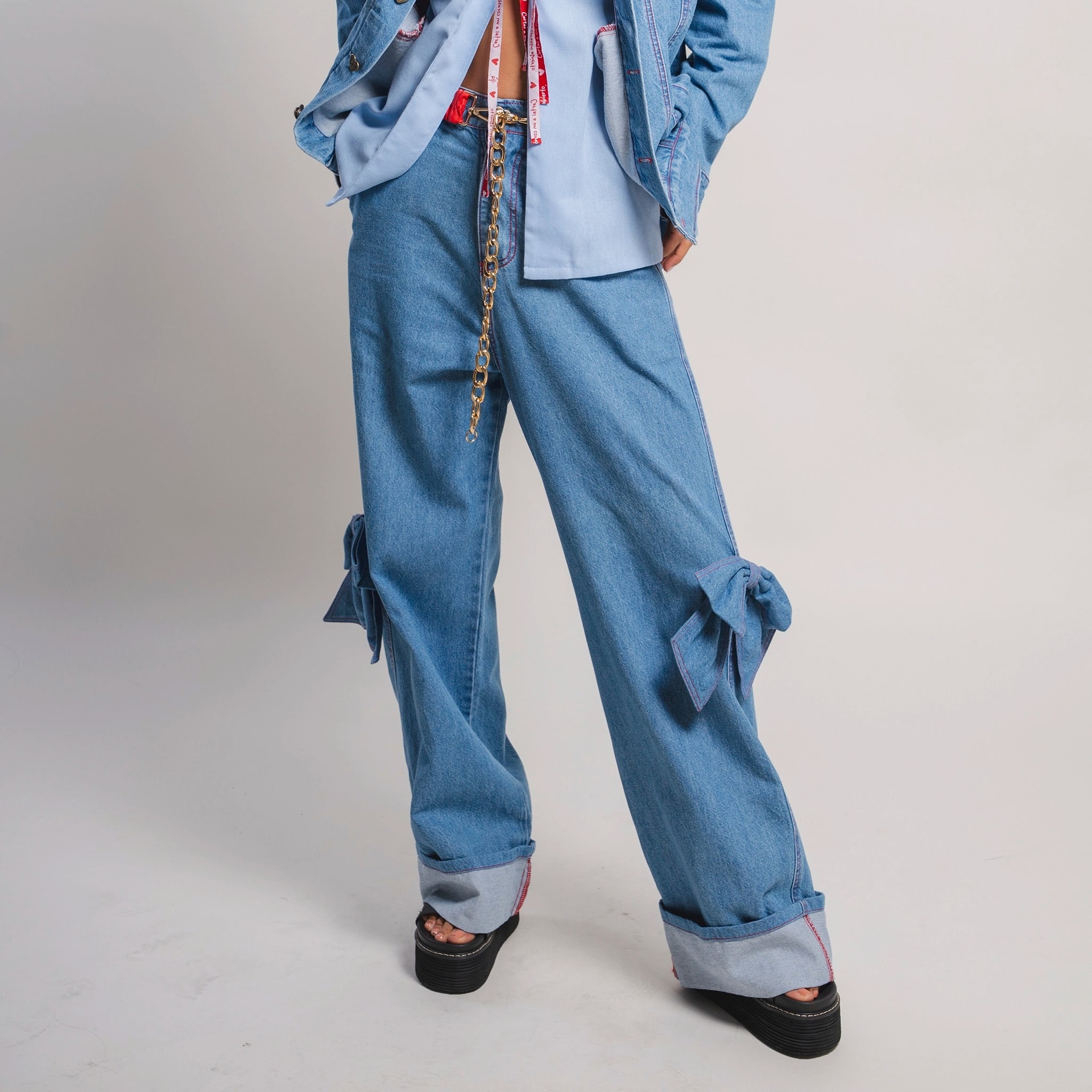 Pant Denim Moño - imagen 1