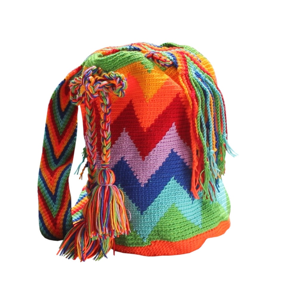 Rainbow Chevron Mochila - imagen 1