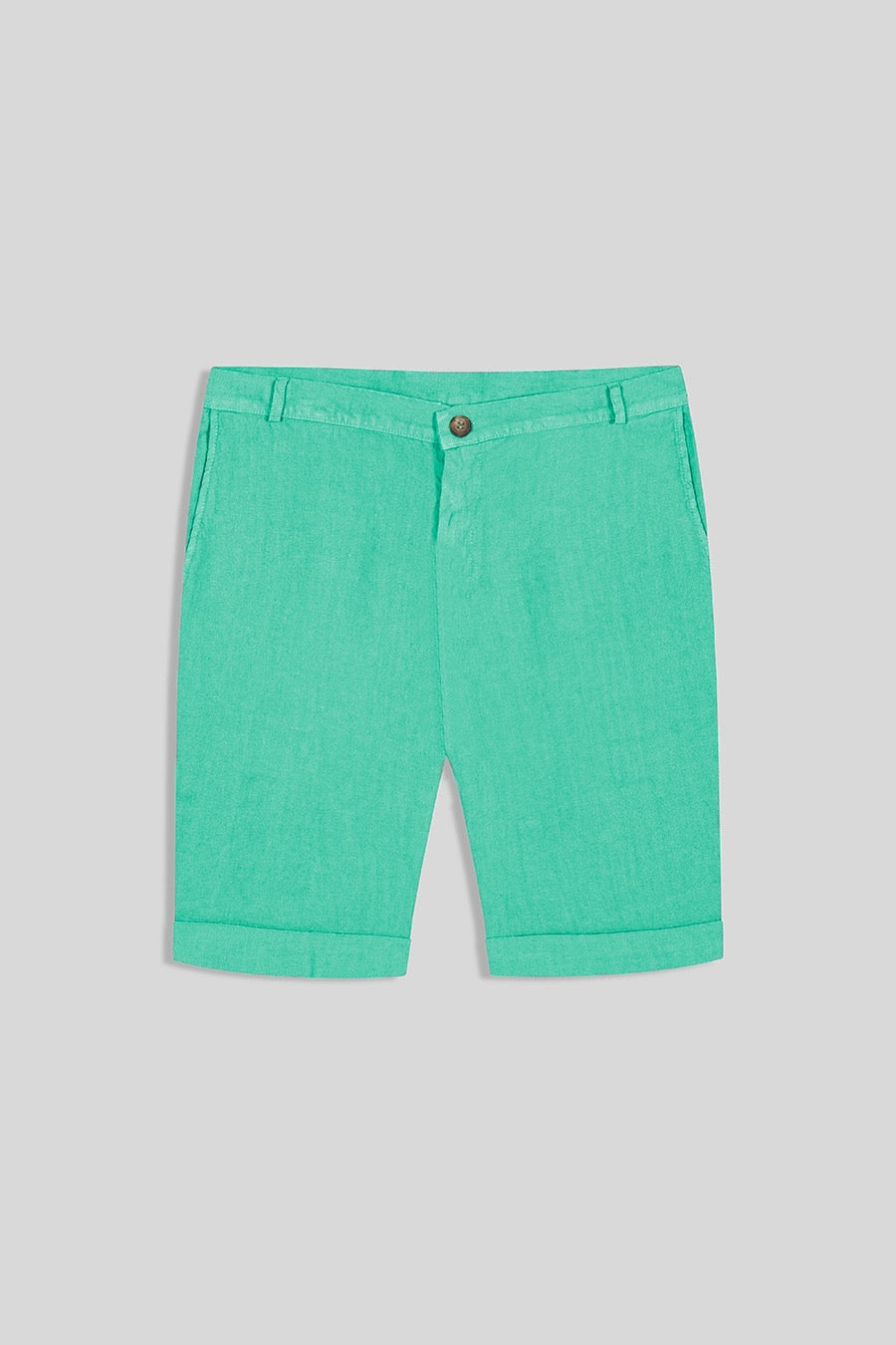 Men's linen bermuda light blue - imagen 1