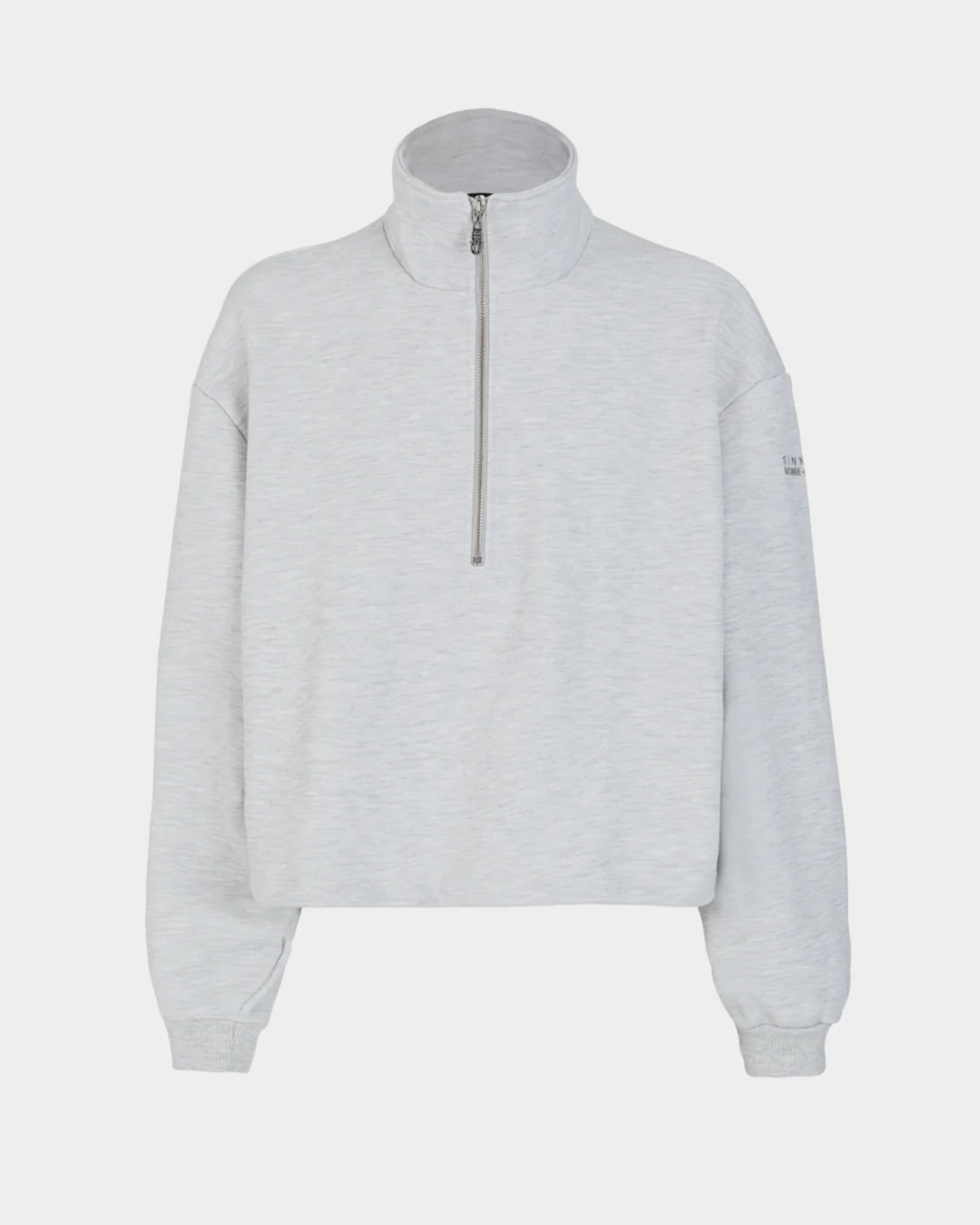 MONOGRAM HALF ZIP JASPE SWEATER - imagen 1