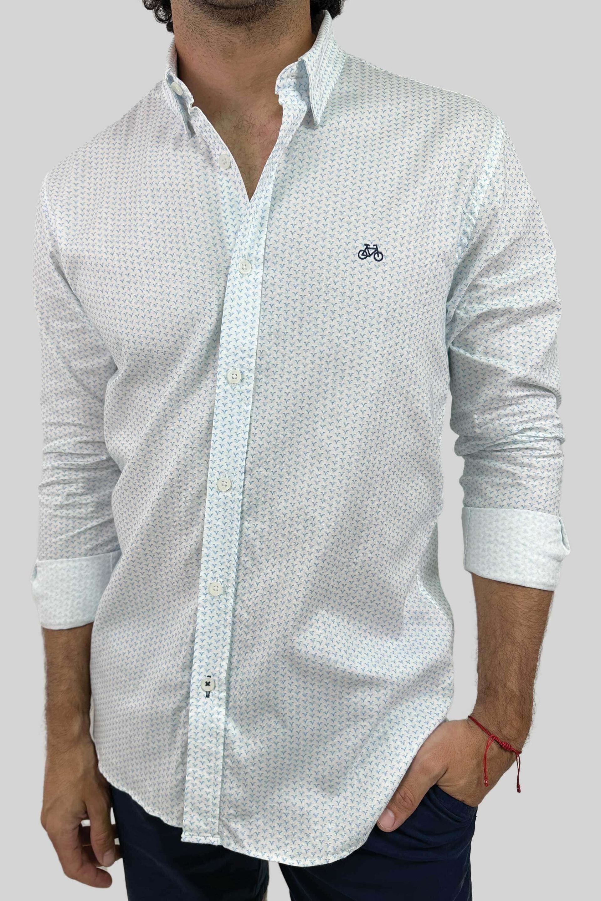 CAMISA OXFORD FLOWERS - imagen 1