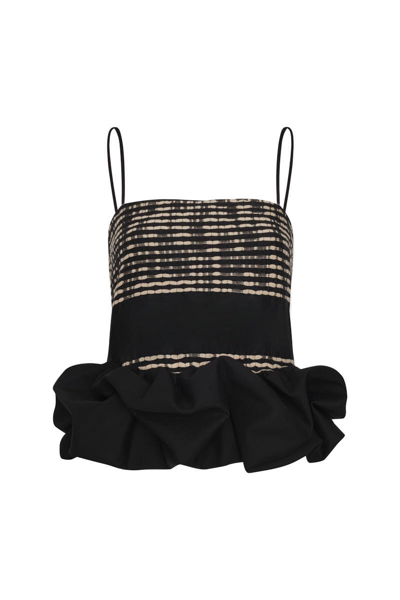 Crop top new maia negro - imagen 1