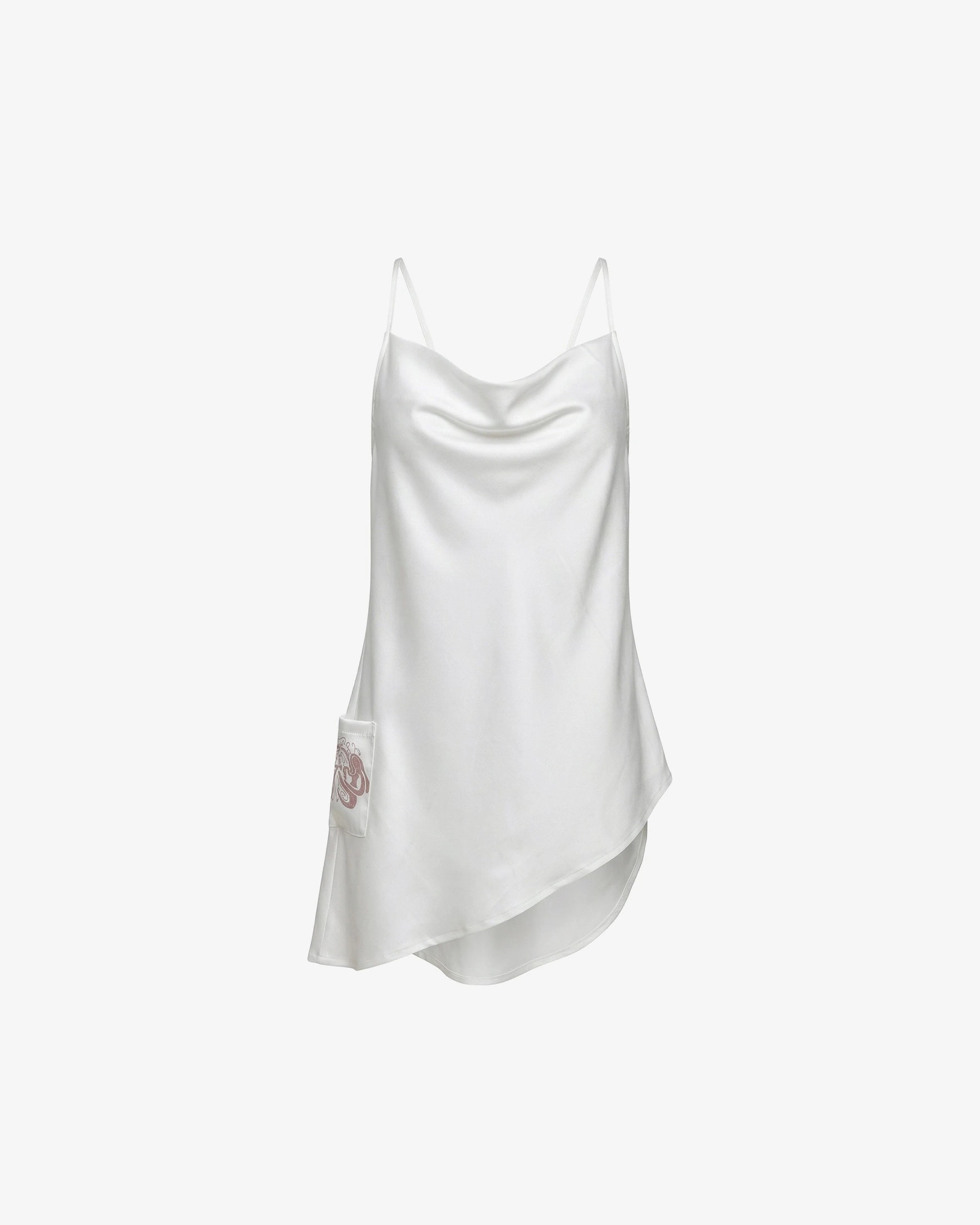 Conversation Cowl Cami Top - White - imagen 1