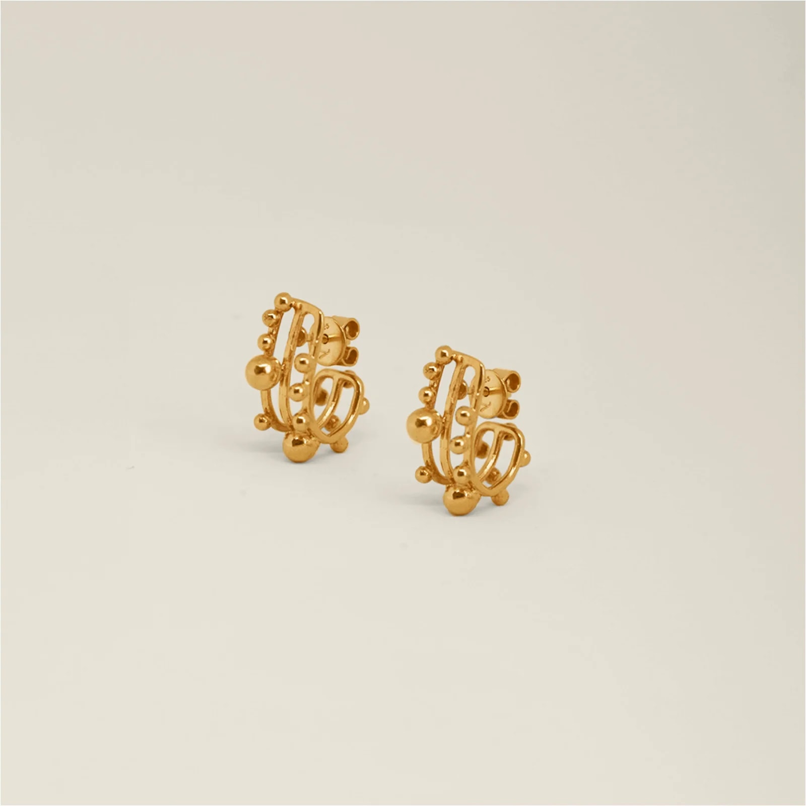 San Goli Hoop Gold - imagen 1