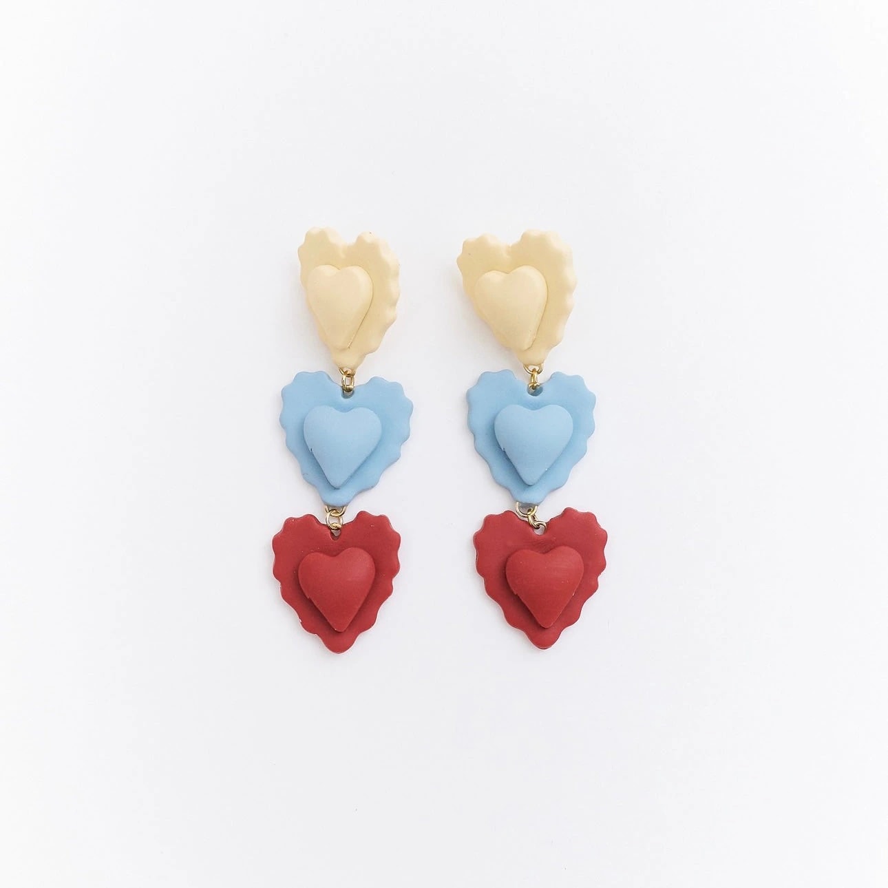 Aretes Latidos tricolor - imagen 1
