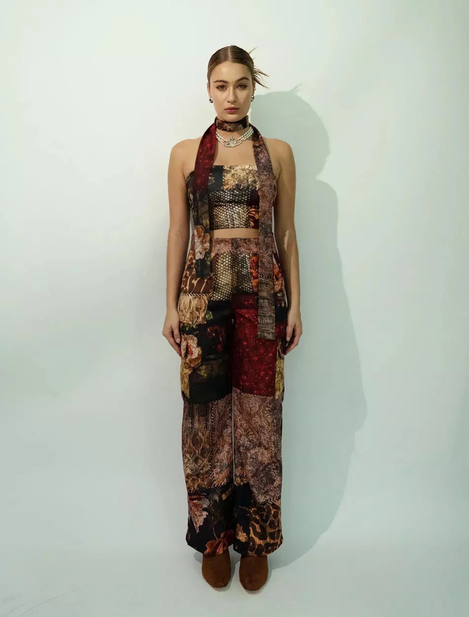 Women’s Cargo Pants in Patchwork - imagen 1