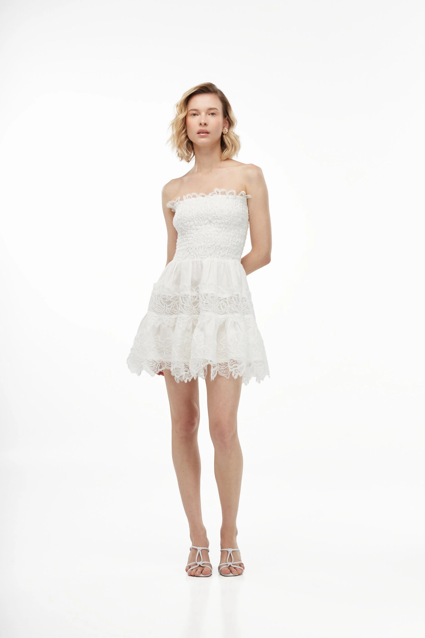 BRISA MINI DRESS WHITE - imagen 1
