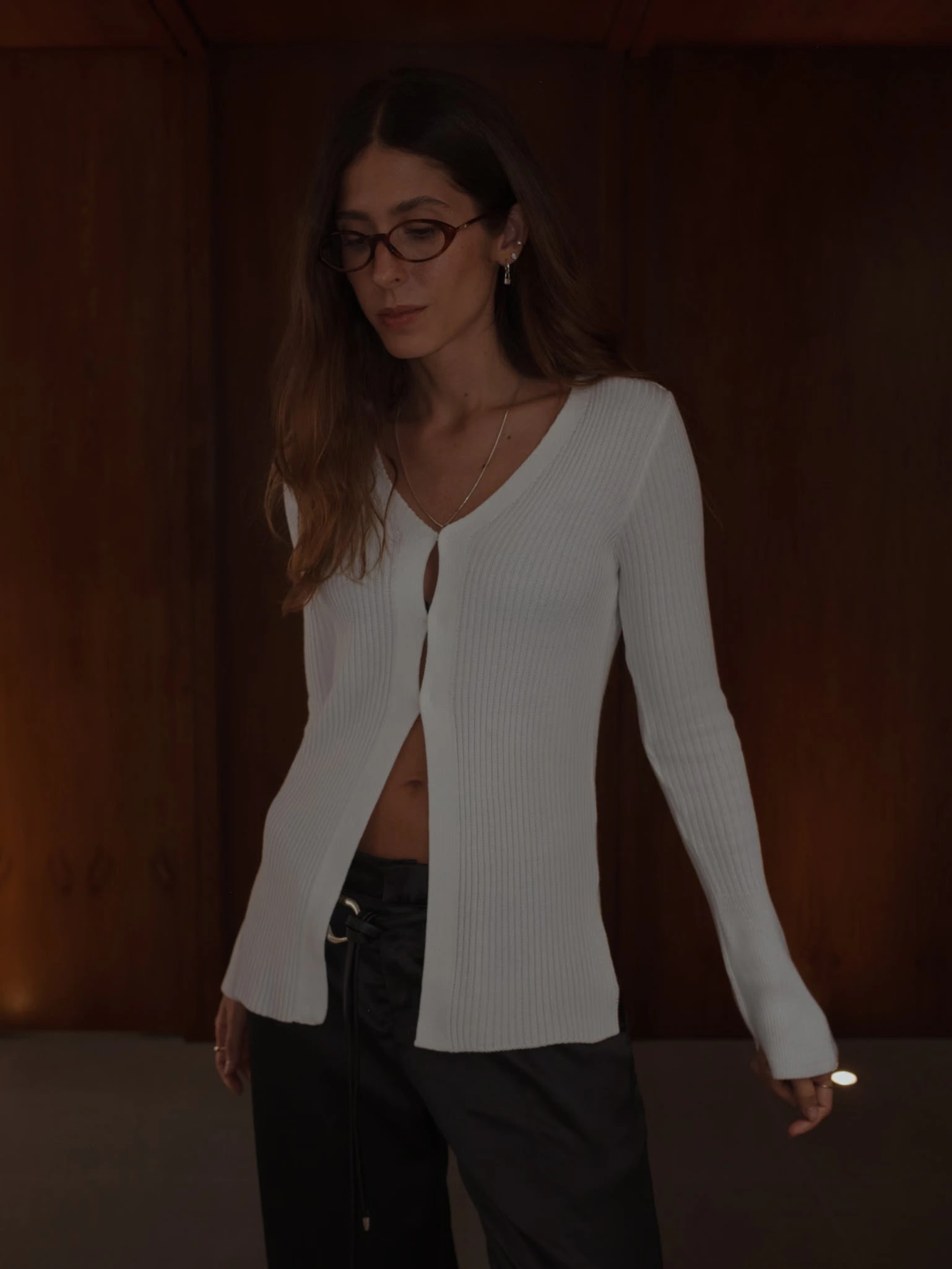 NOT SO MODEST CARDIGAN - SOFT WHITE - imagen 1