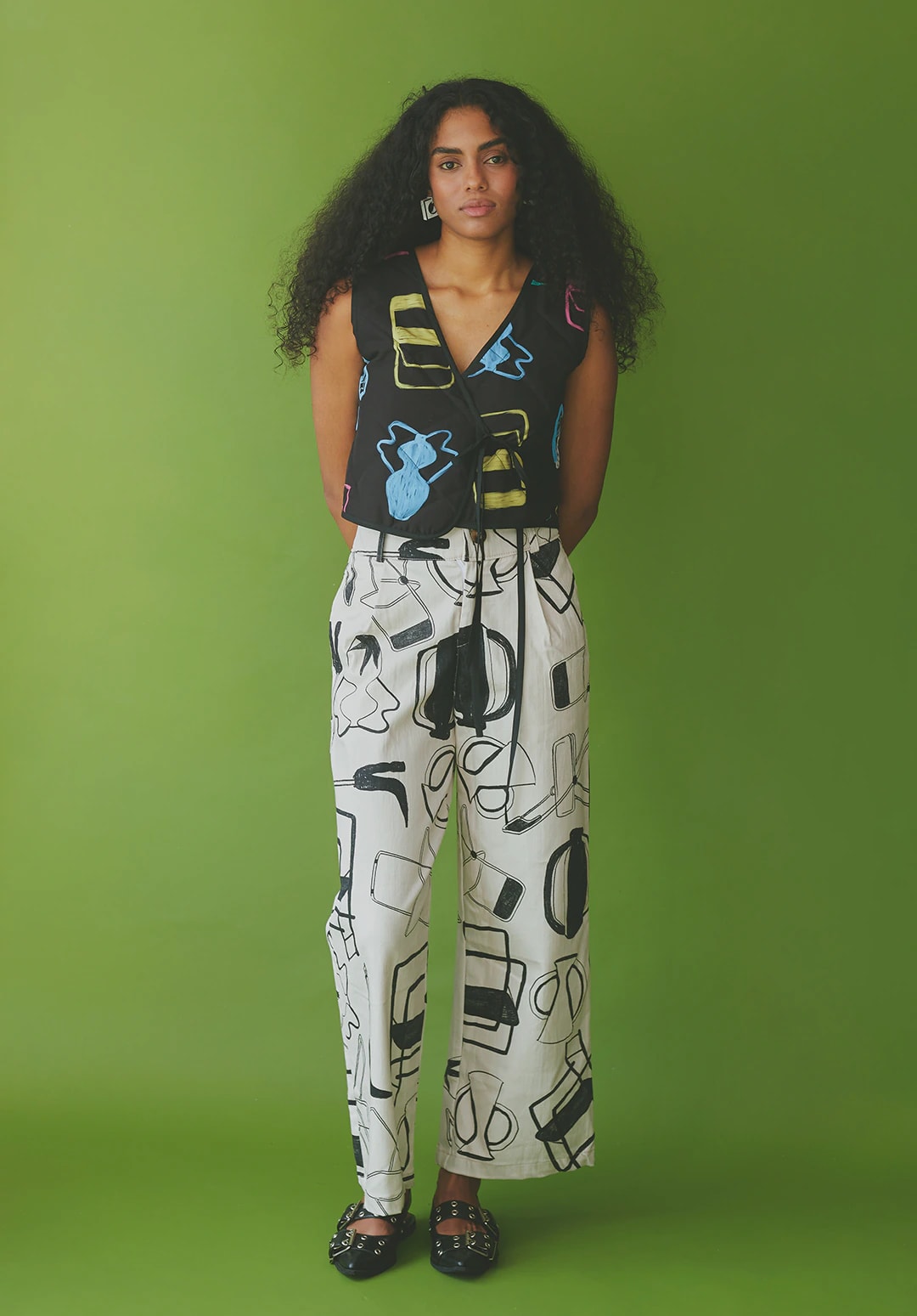 Pantalón Simona Ivory - imagen 1