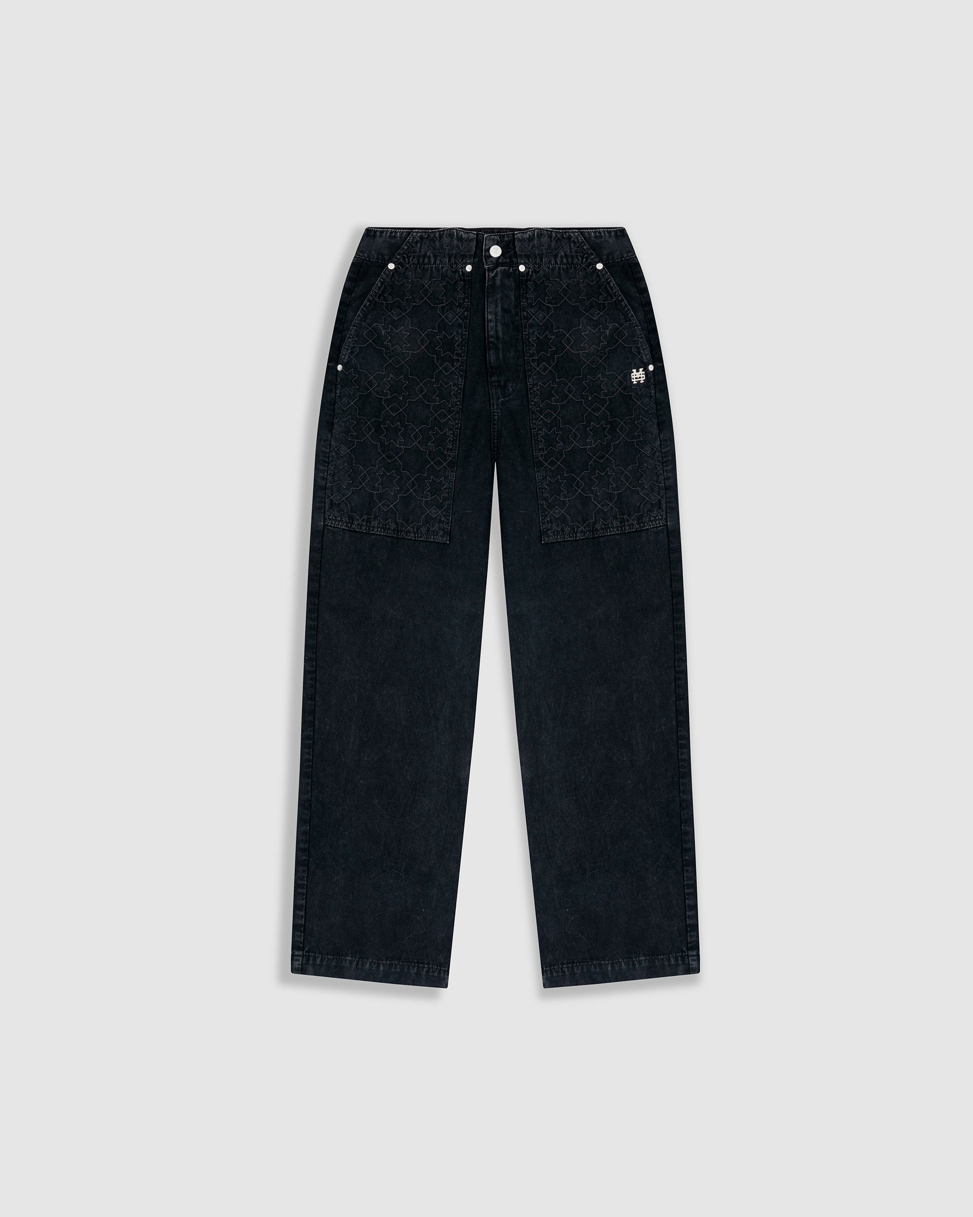 Wide Fit Chore Pants - Negro - imagen 1