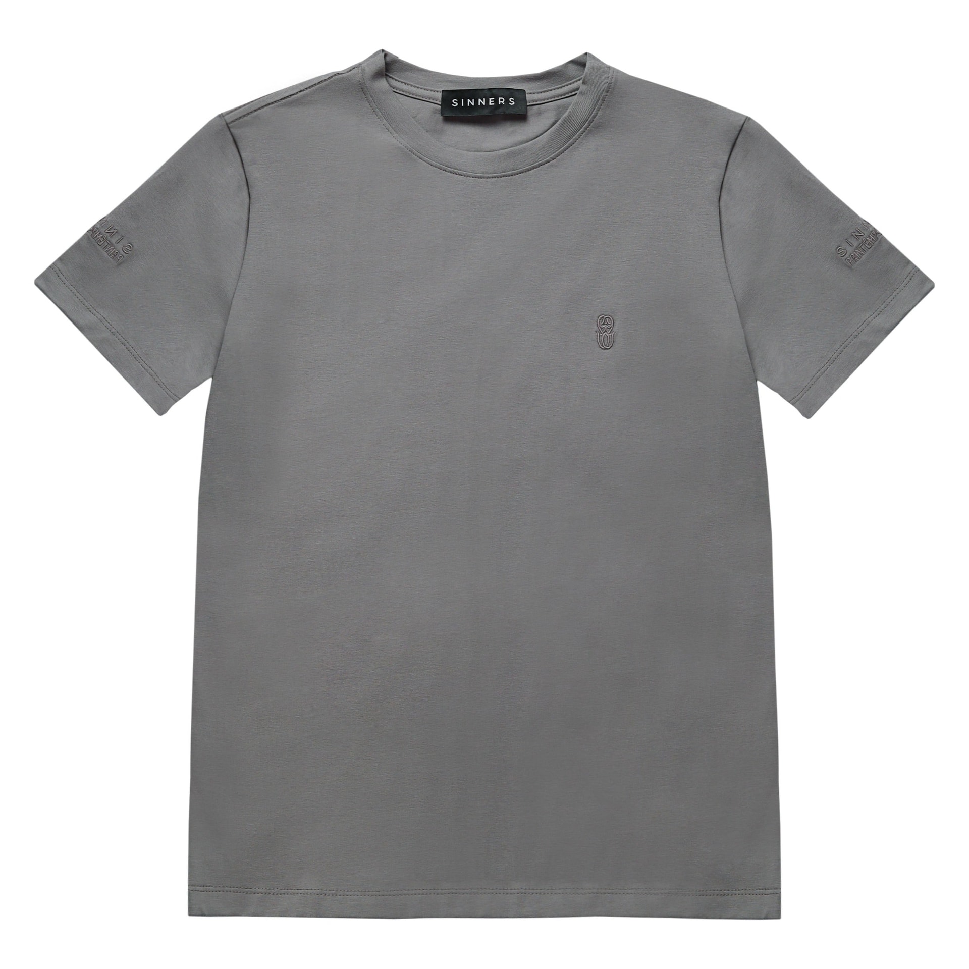 MONOGRAM SLIM GRAY T-SHIRT - imagen 1