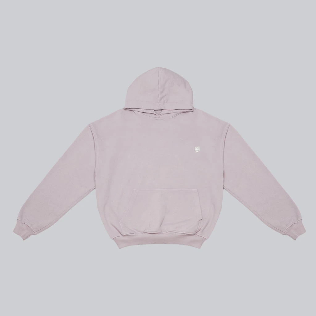 Hoodie rosa bordado - imagen 1