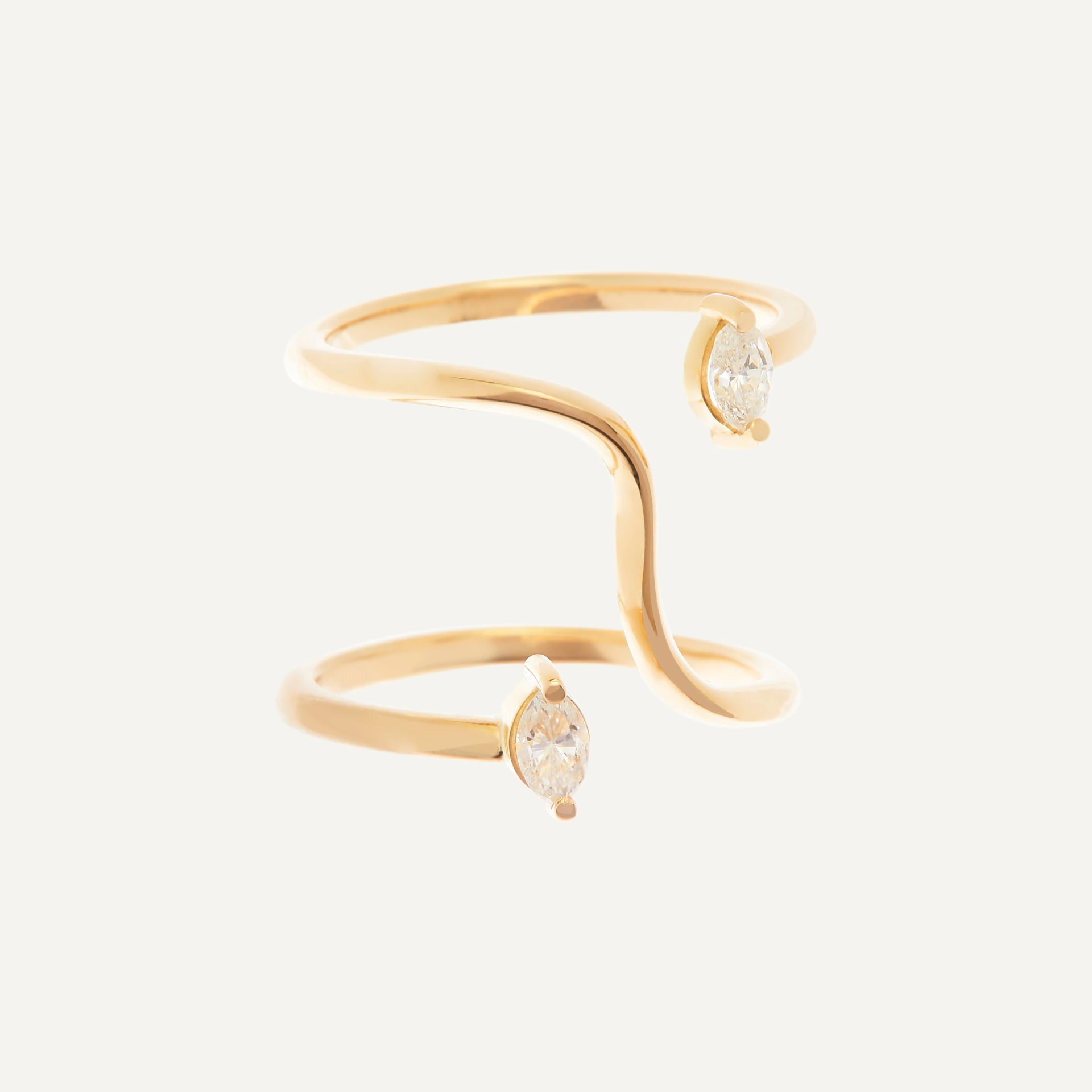Anillo Half Spiral - imagen 1