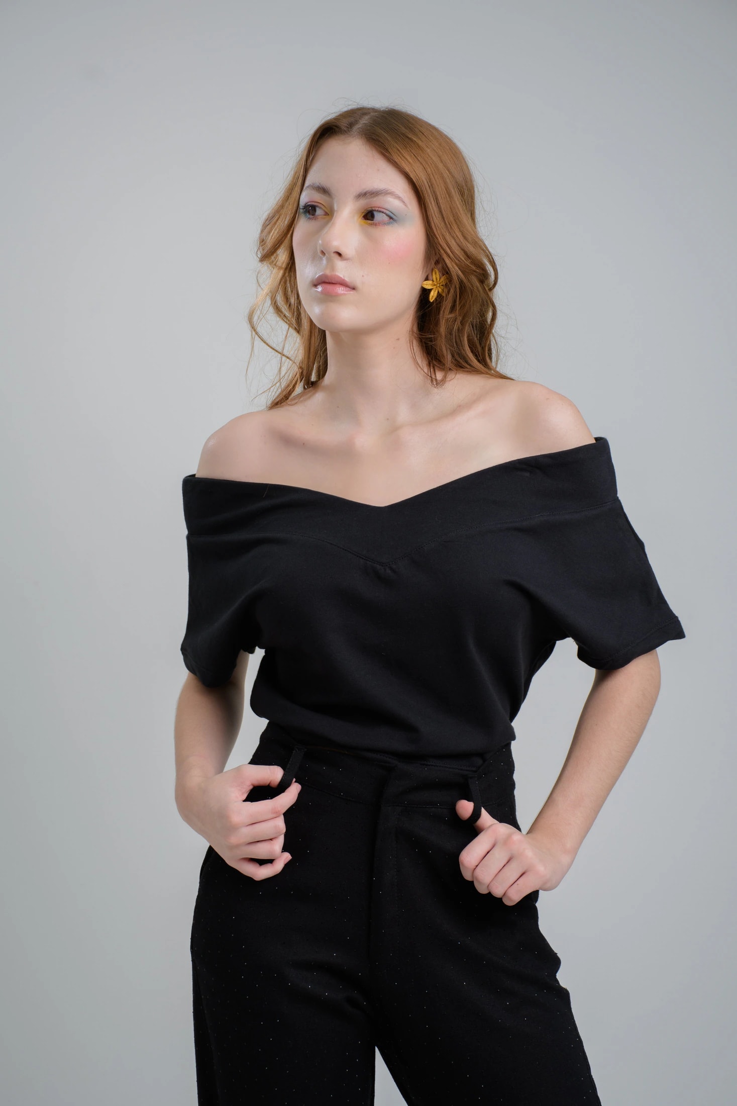 Blusa Spalla Black - imagen 1