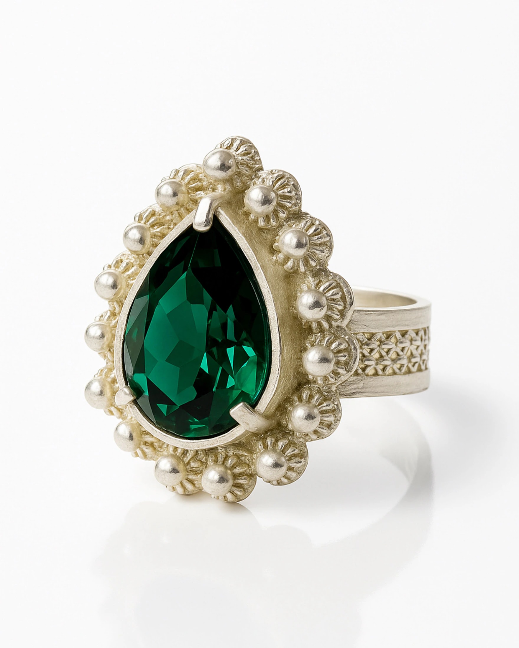 Anillo Tomatillo silver drop - imagen 1