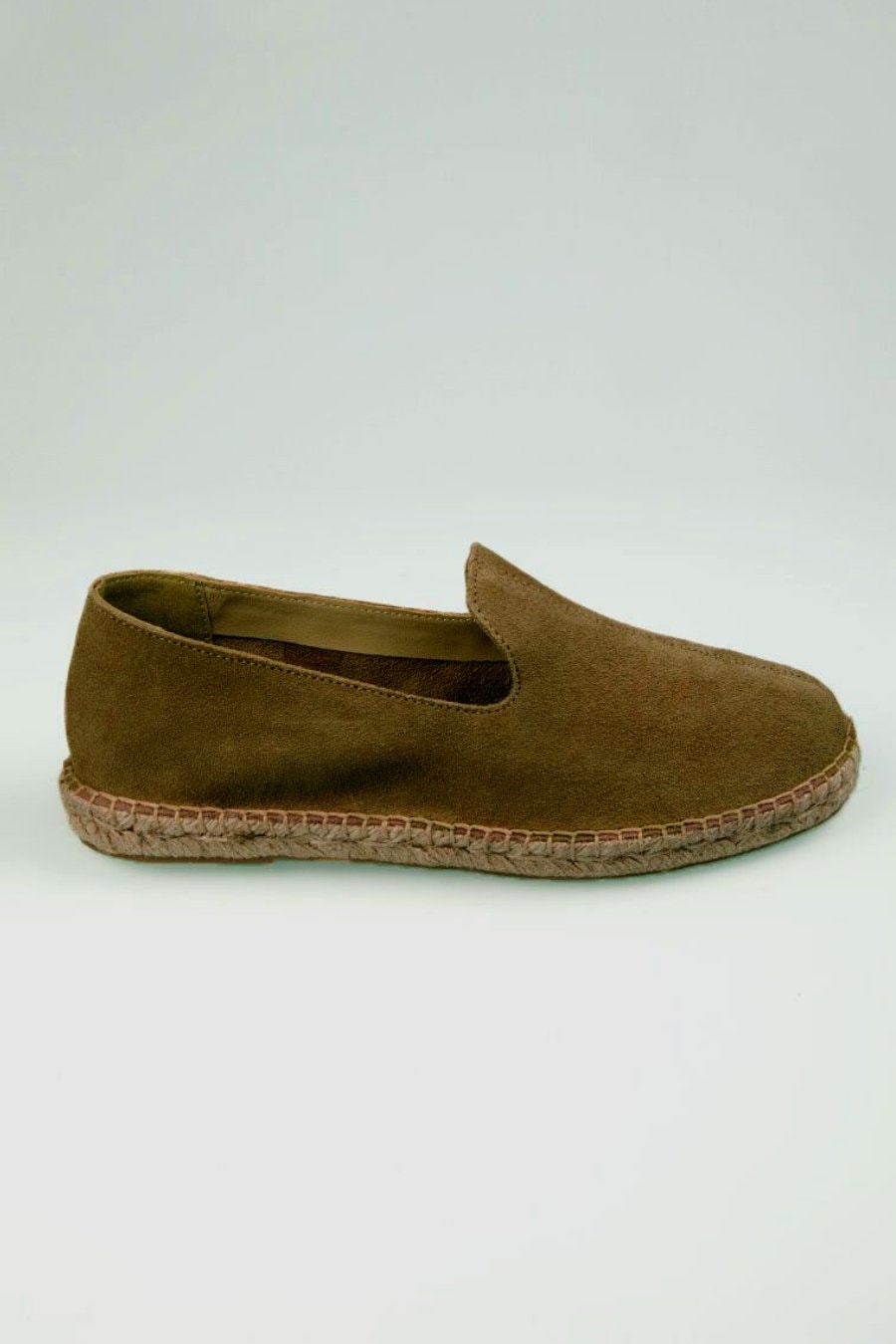 Men's leather espadrille clover canvas - imagen 1