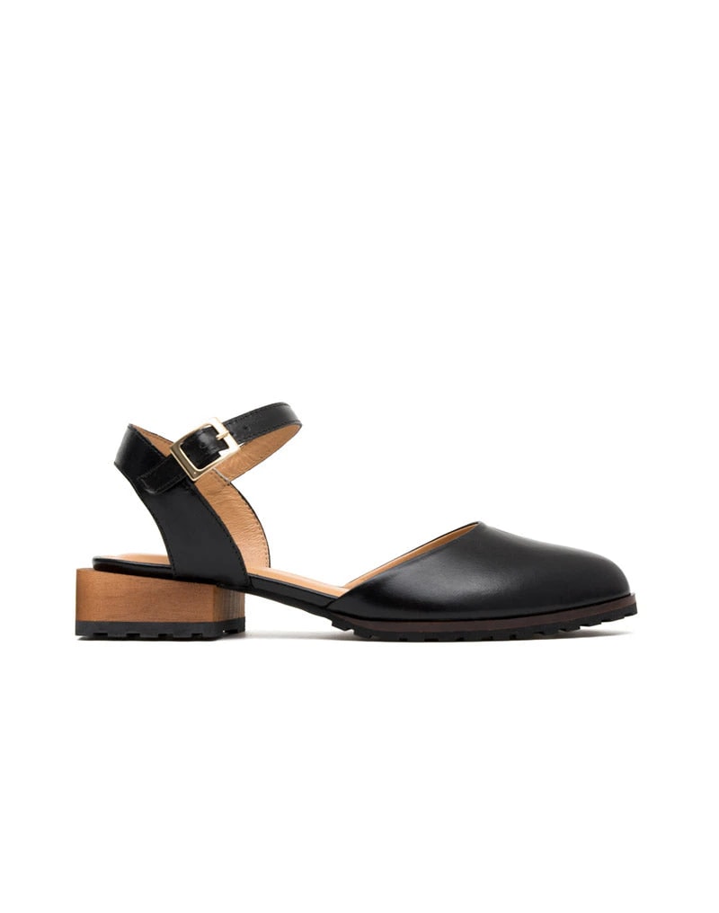 Zapato plano tipo tango sofisticado y femenino en cuero para mujer REF JEA1800 - imagen 1