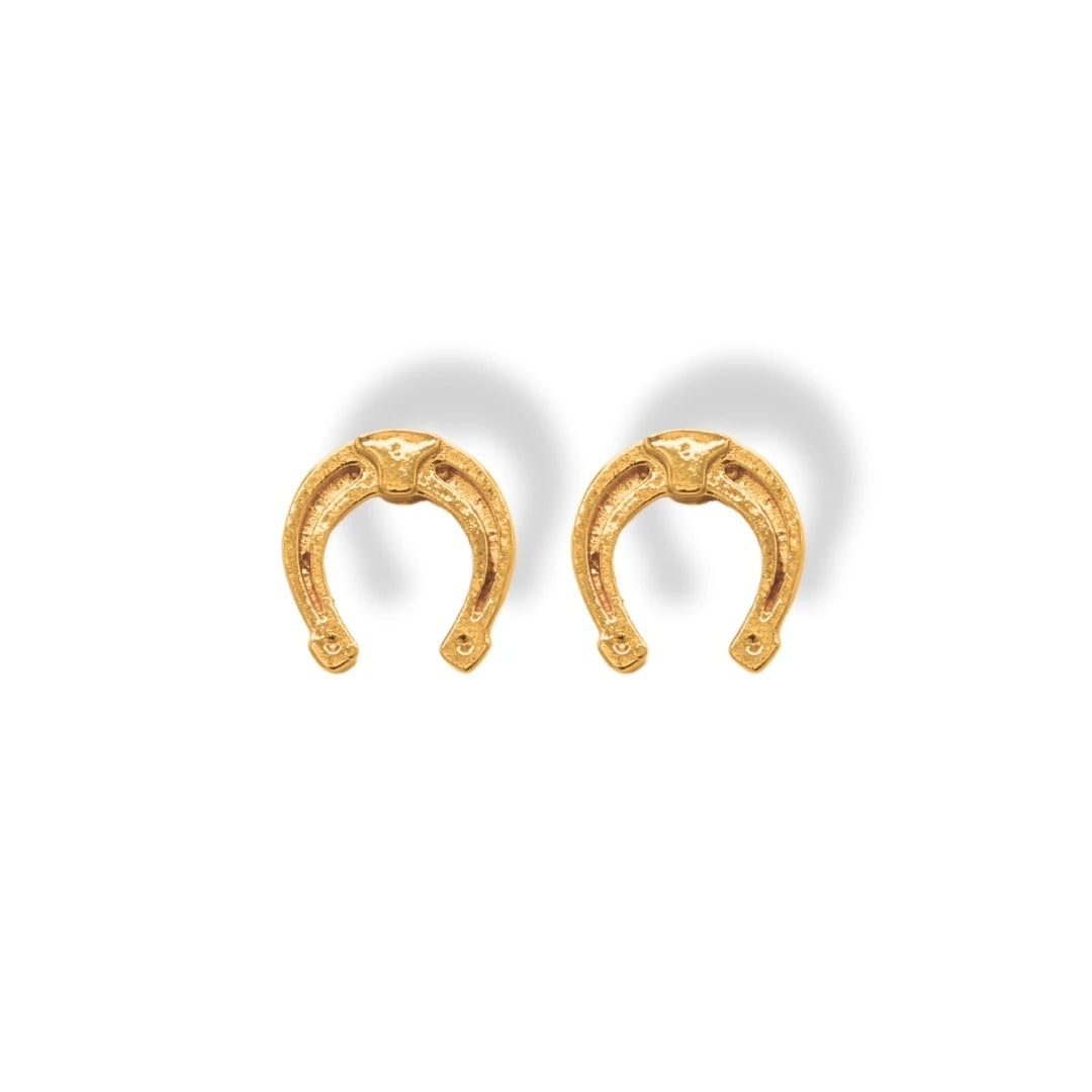 Aretes con herradura pequeña - imagen 1