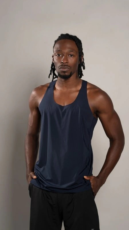 Tank side cuts Navy - imagen 1
