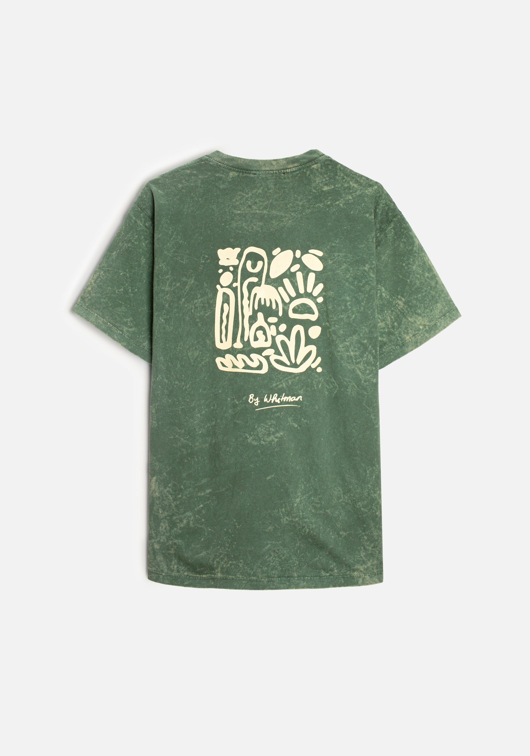Camiseta H Clark Garment Dyed Verde - imagen 1