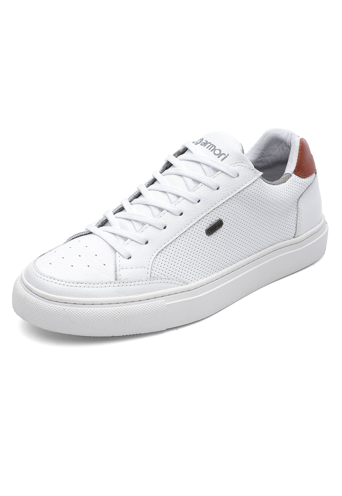 Tenis de cuero para hombre color blanco| Armori x Los Caballeros - imagen 1