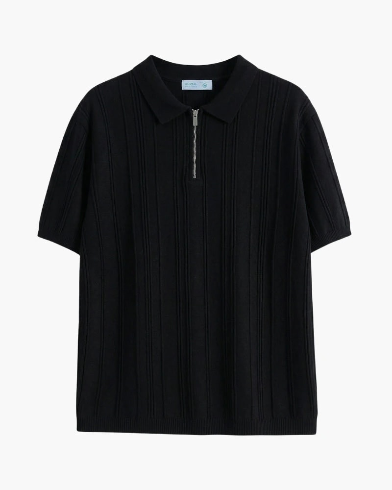 Signature Zip-Up Polo - imagen 1