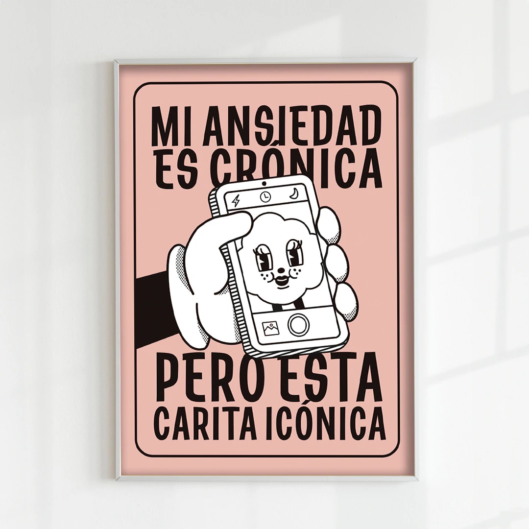 Print Carita icónica (Papel 220g) - imagen 1