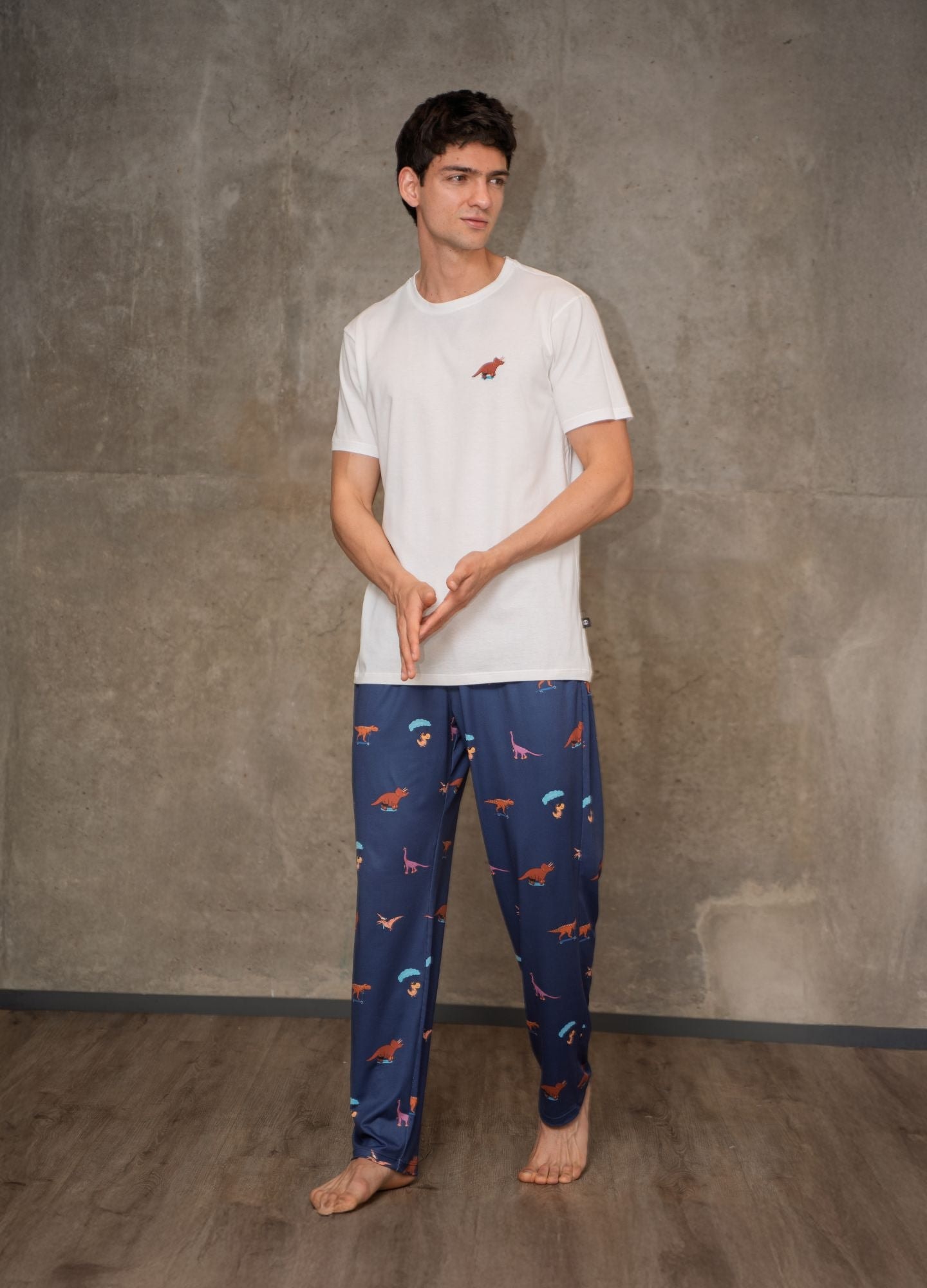Conjunto Pantalón Dinos - Azul - imagen 1