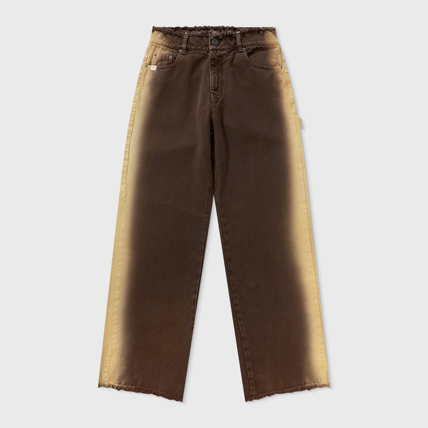 Sideburn Mid-Rise Pants - Brown - imagen 1