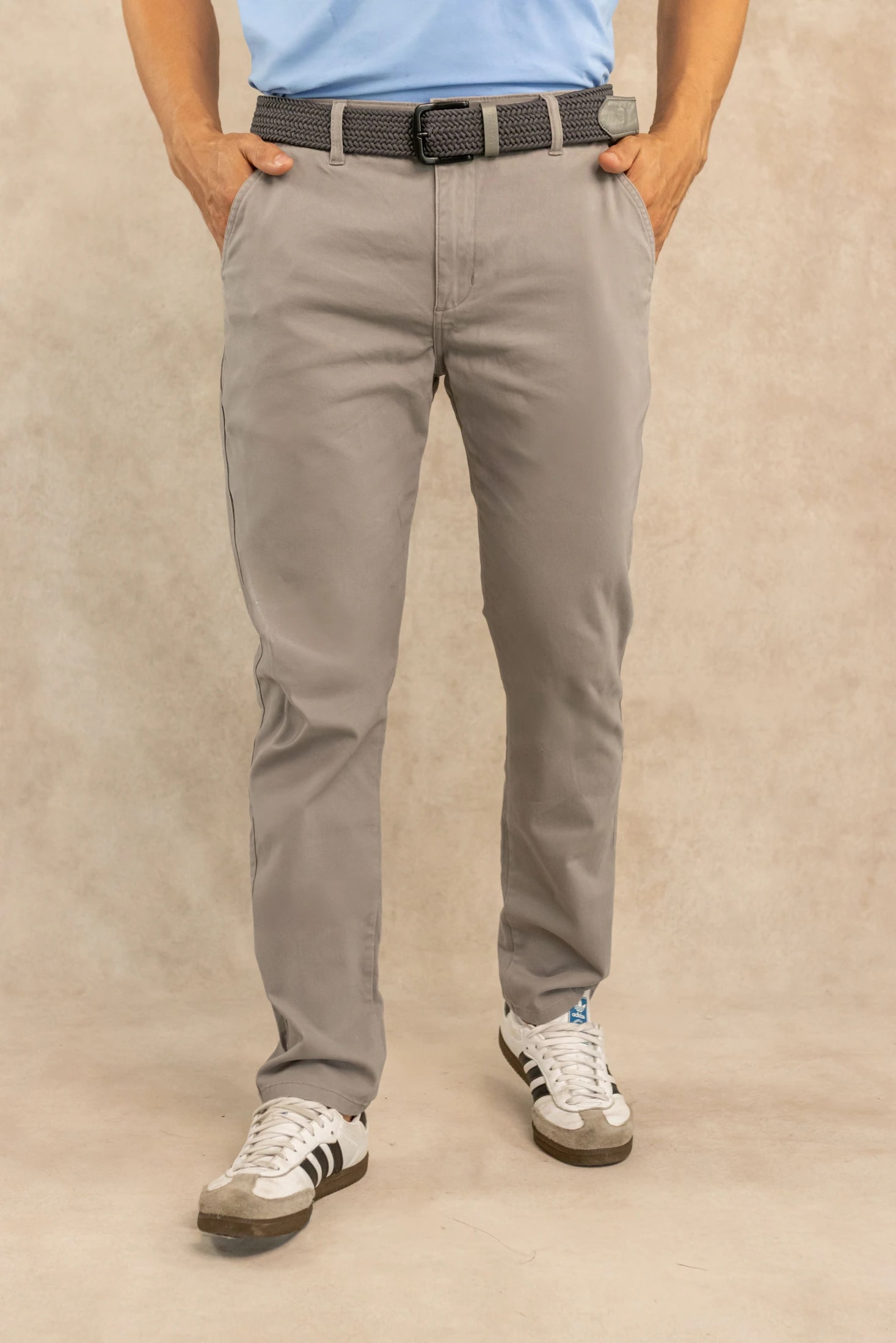 Pantalón Elastico Gris Claro - imagen 1