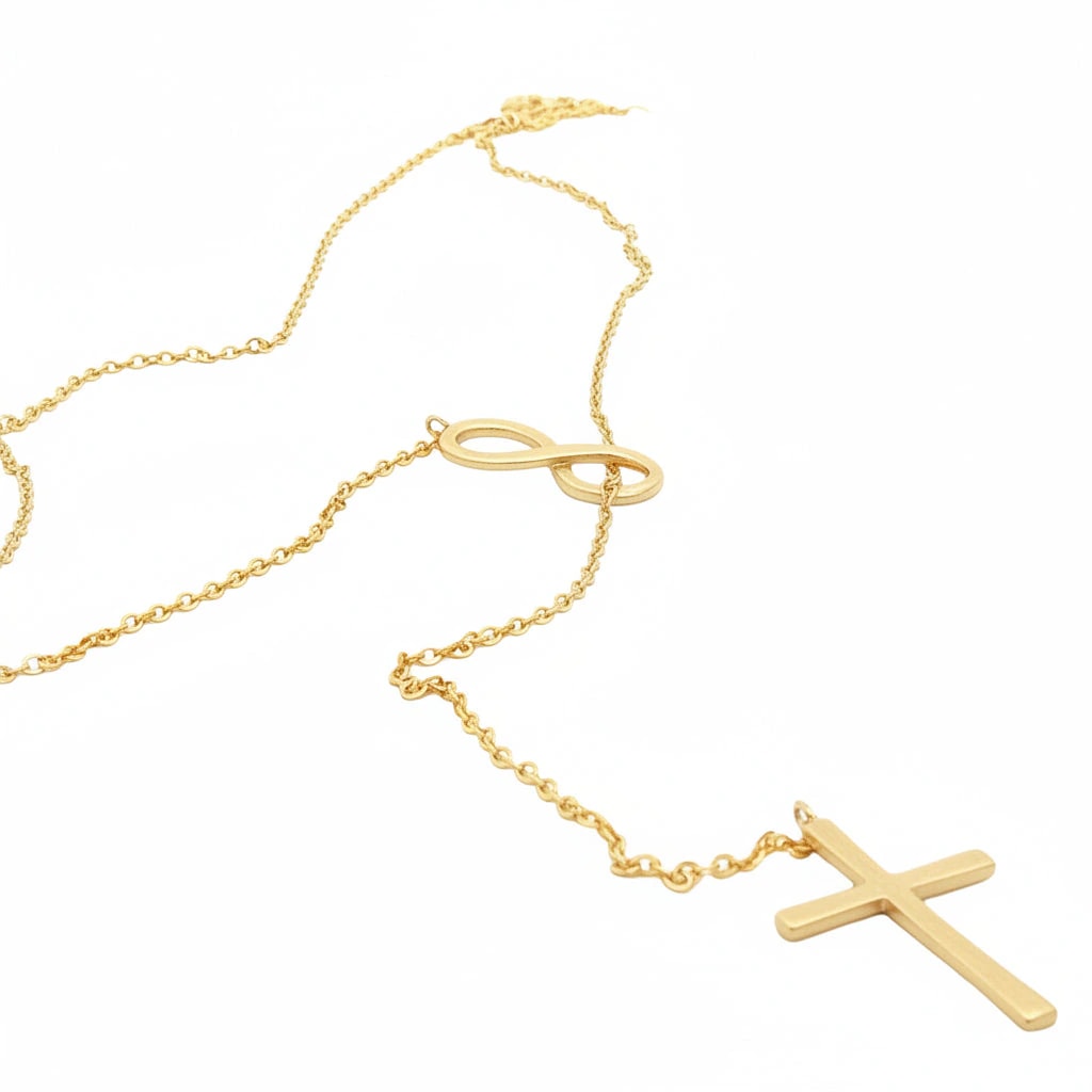 Cruz Infinita Necklace - imagen 1