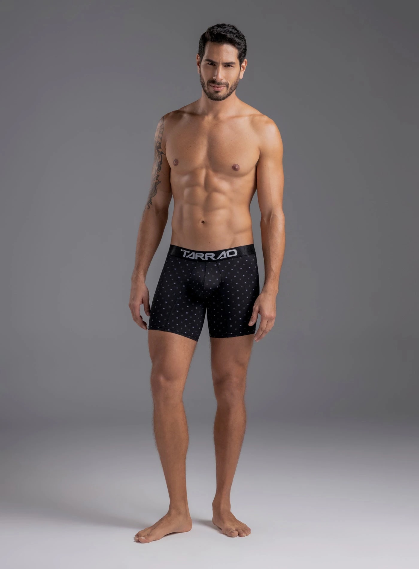 BOXER ELÍAS EN MICROFIBRA ESTAMPADO CONTINUO LARGO REF: 78531-B - imagen 1