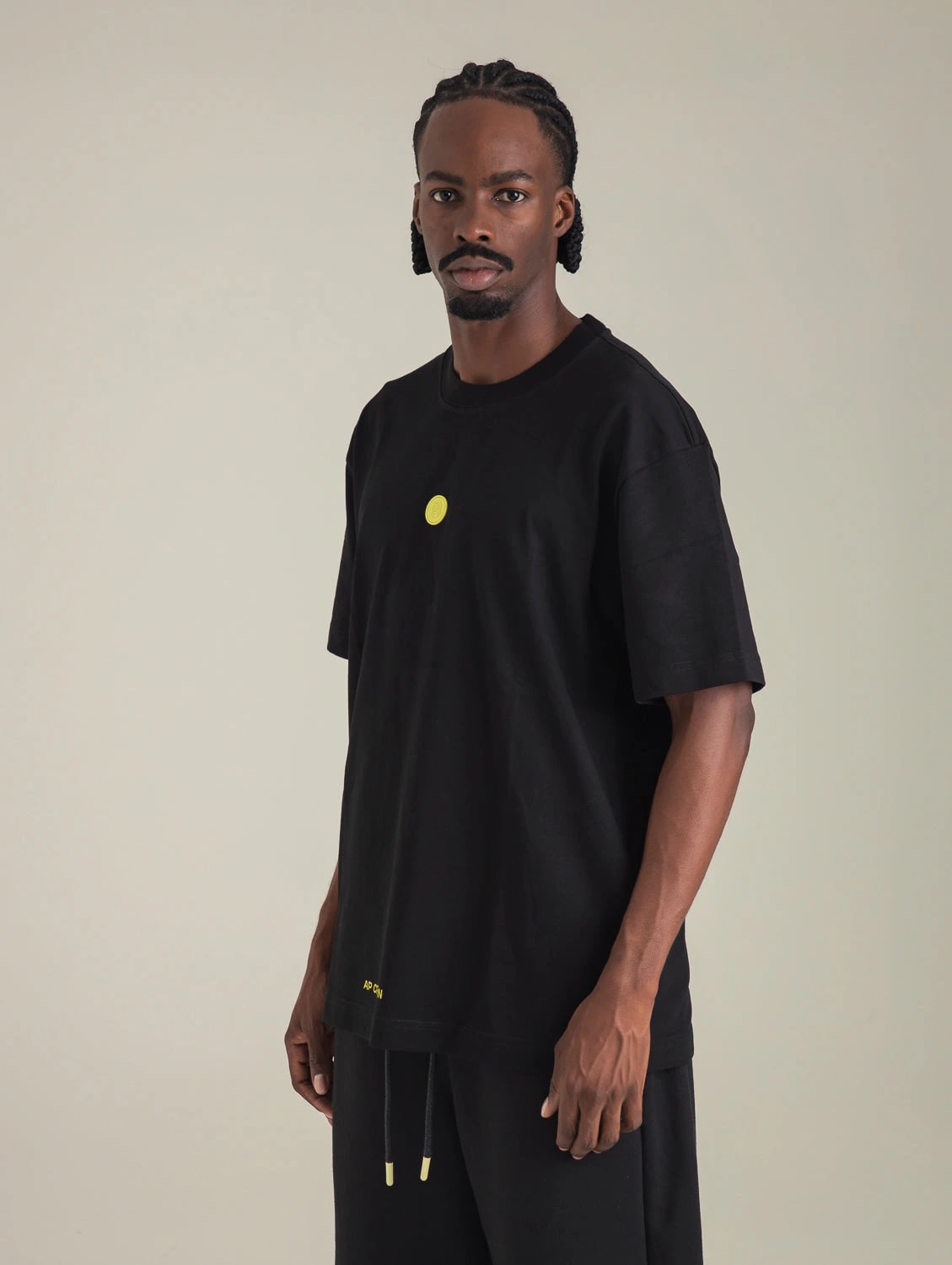 ASHEN BLACK T-SHIRT - imagen 1