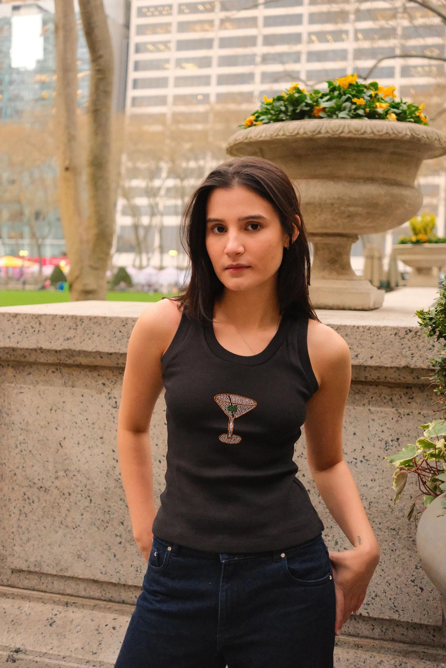 Martini Tank Top (Black) - imagen 1