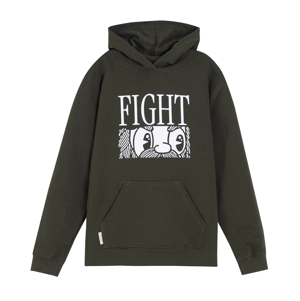 Hoodie Fight (verde) - imagen 1