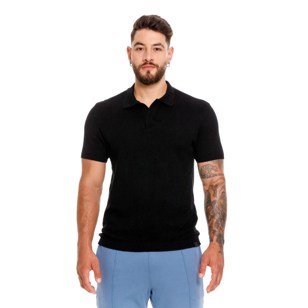 CAMISETA POLO NORUEGA NEGRO - imagen 1