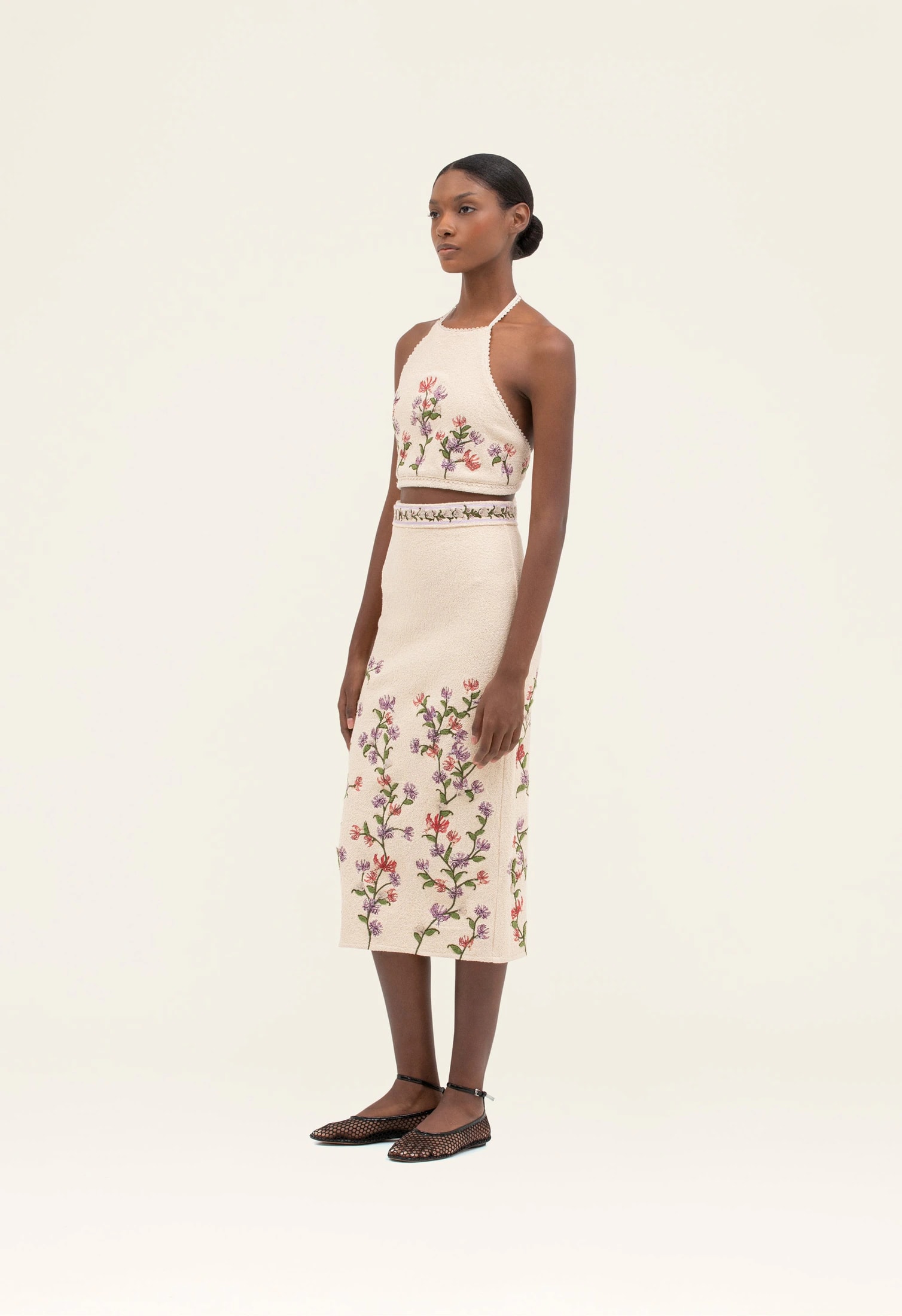 Chlorella Honeysuckle Midi Skirt - imagen 1