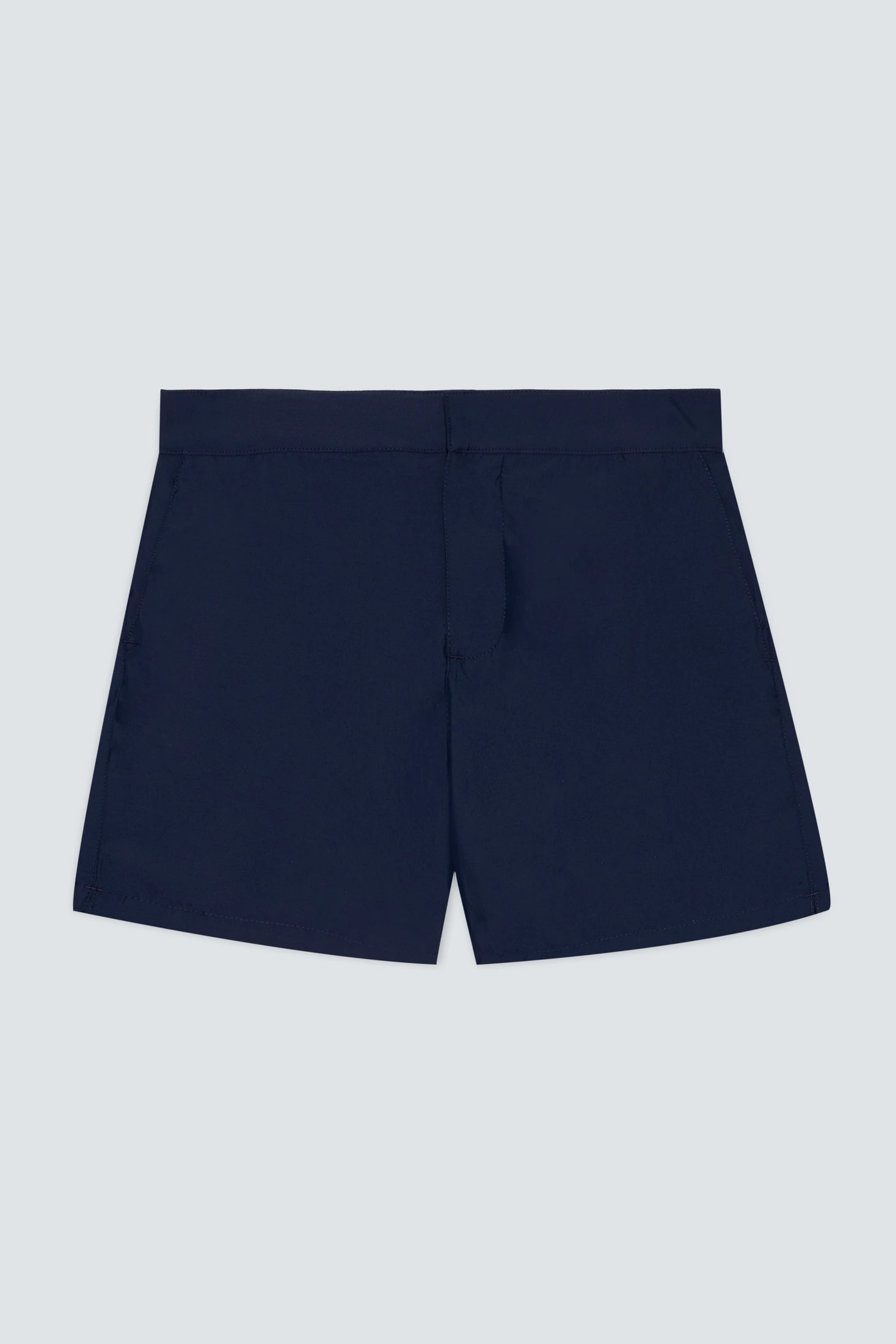 Men's plain waistband swim trunk navy - imagen 1