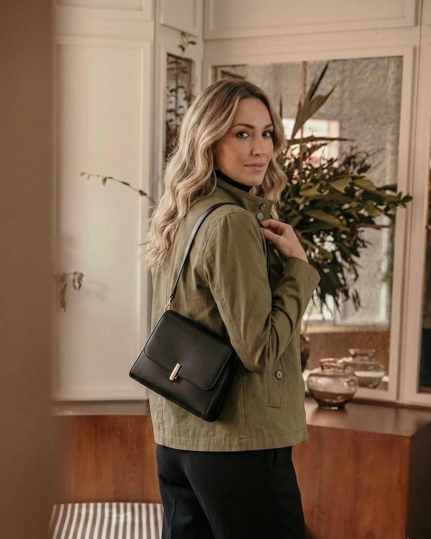 Chaqueta Harrington - Gabardina Verde - imagen 1
