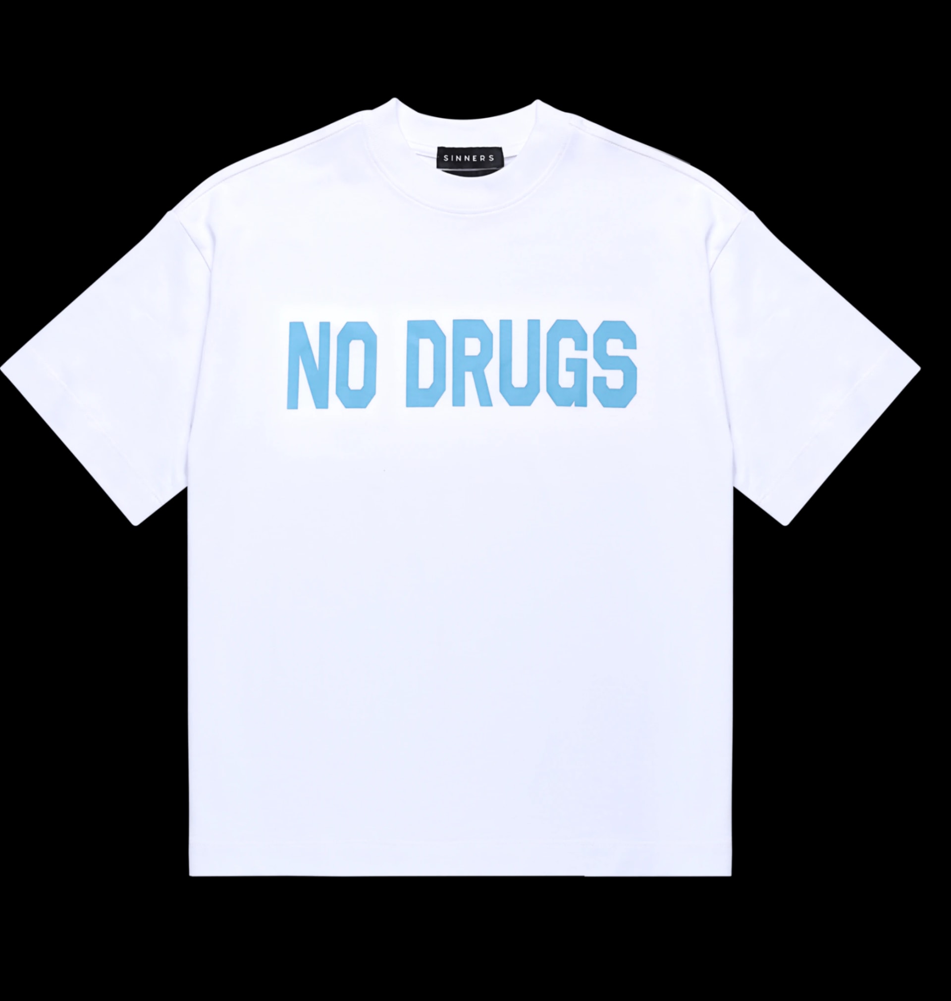 NO DRUGS WHITE T-SHIRT - imagen 1