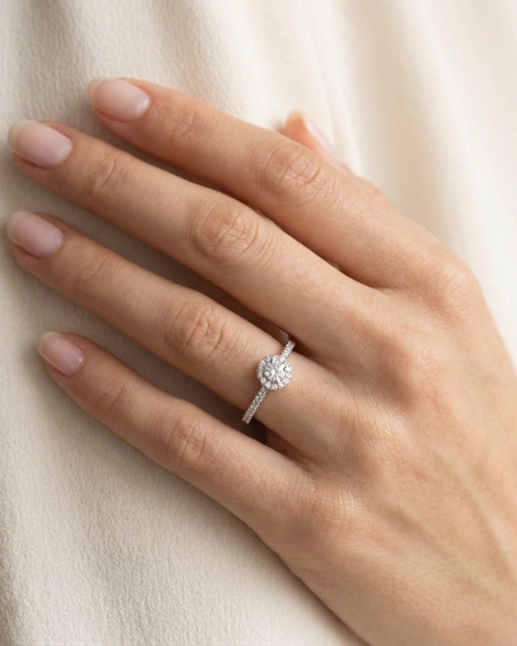 Anillos solitario promesa en plata ley 925 - imagen 1